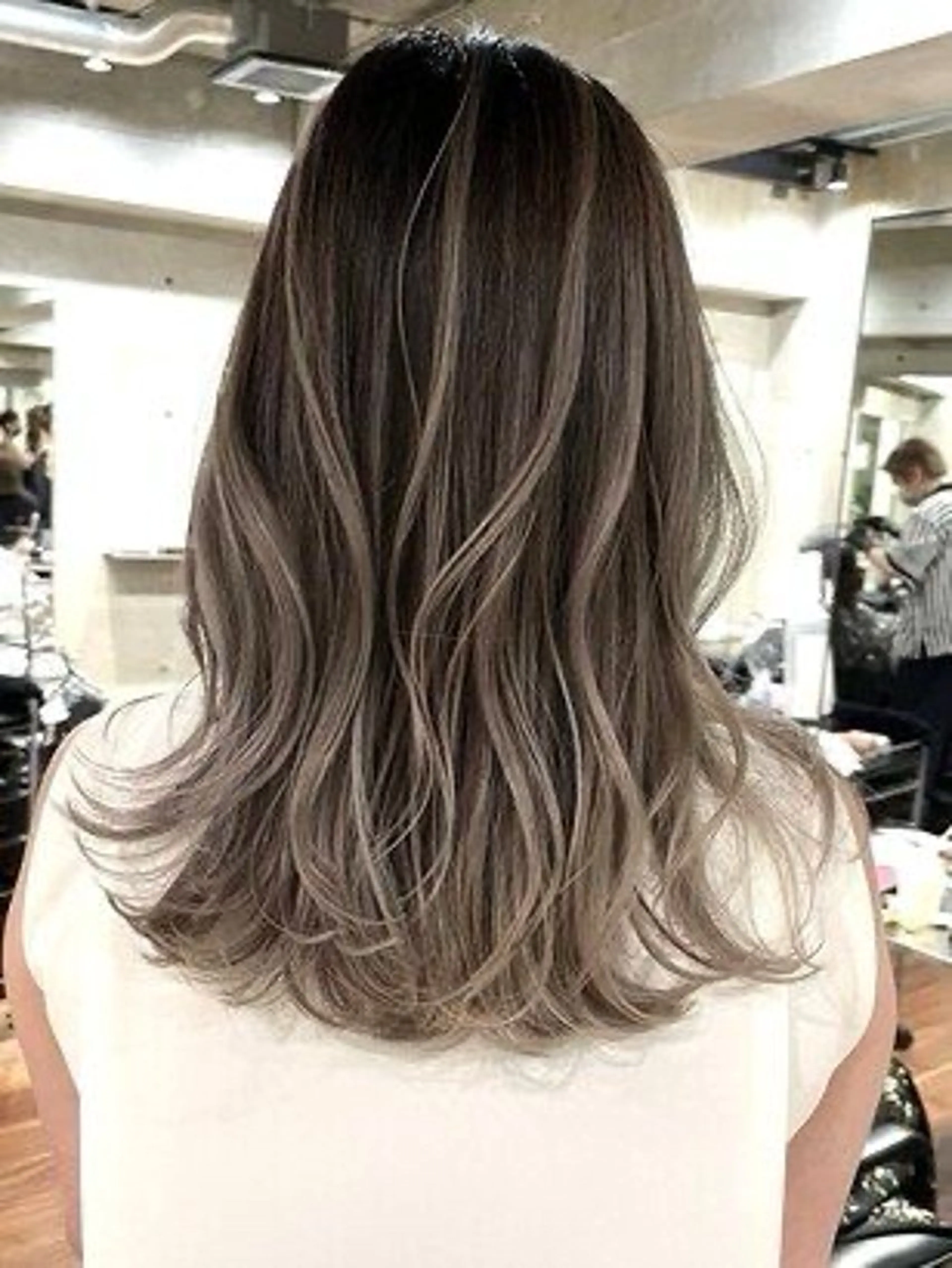 ミディアム カラー ブリーチ/髪質改善 Norikaのヘアスタイル