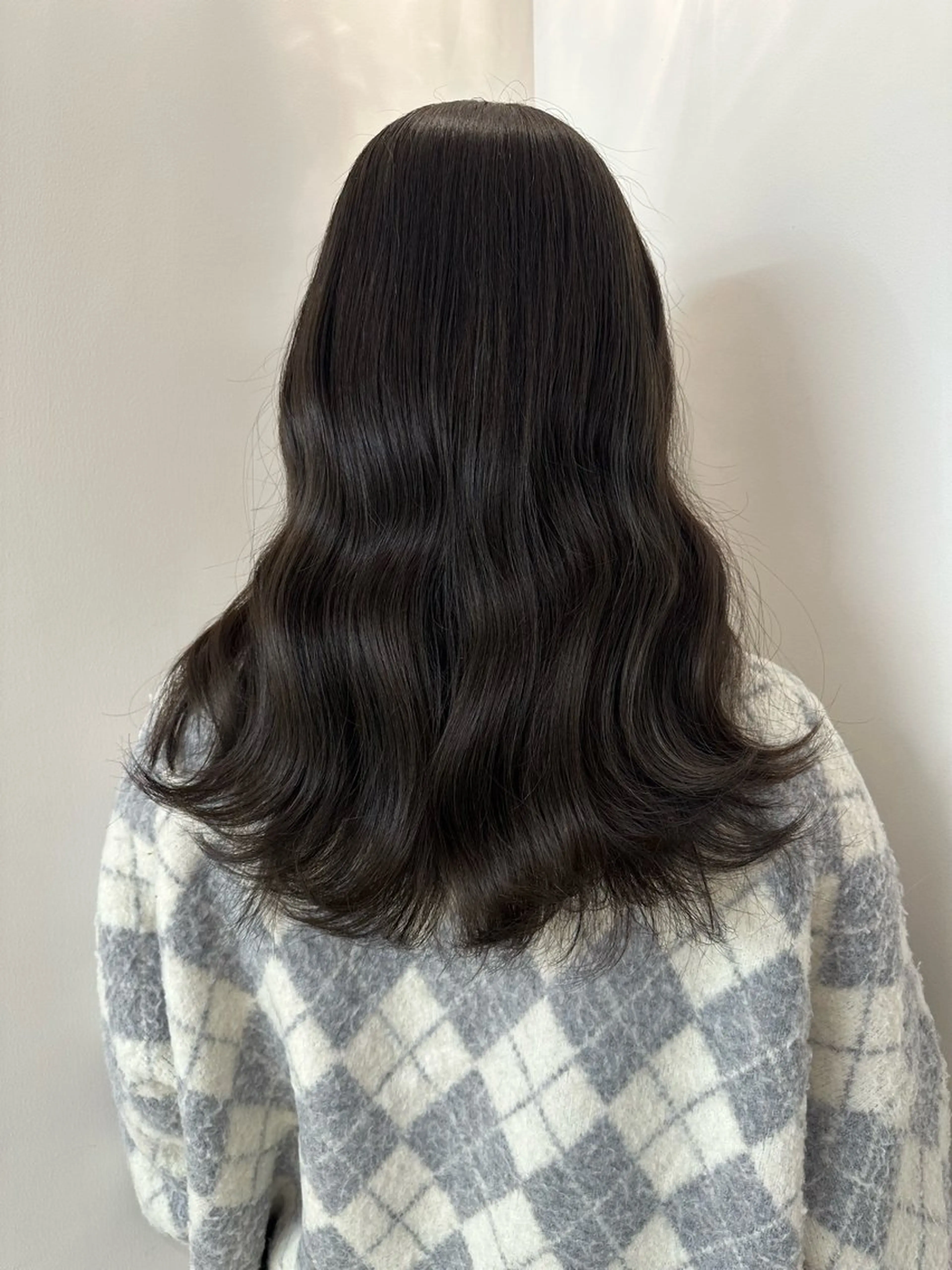 ロング ヘアカラー トリートメント 安丸 結夏のヘアスタイル