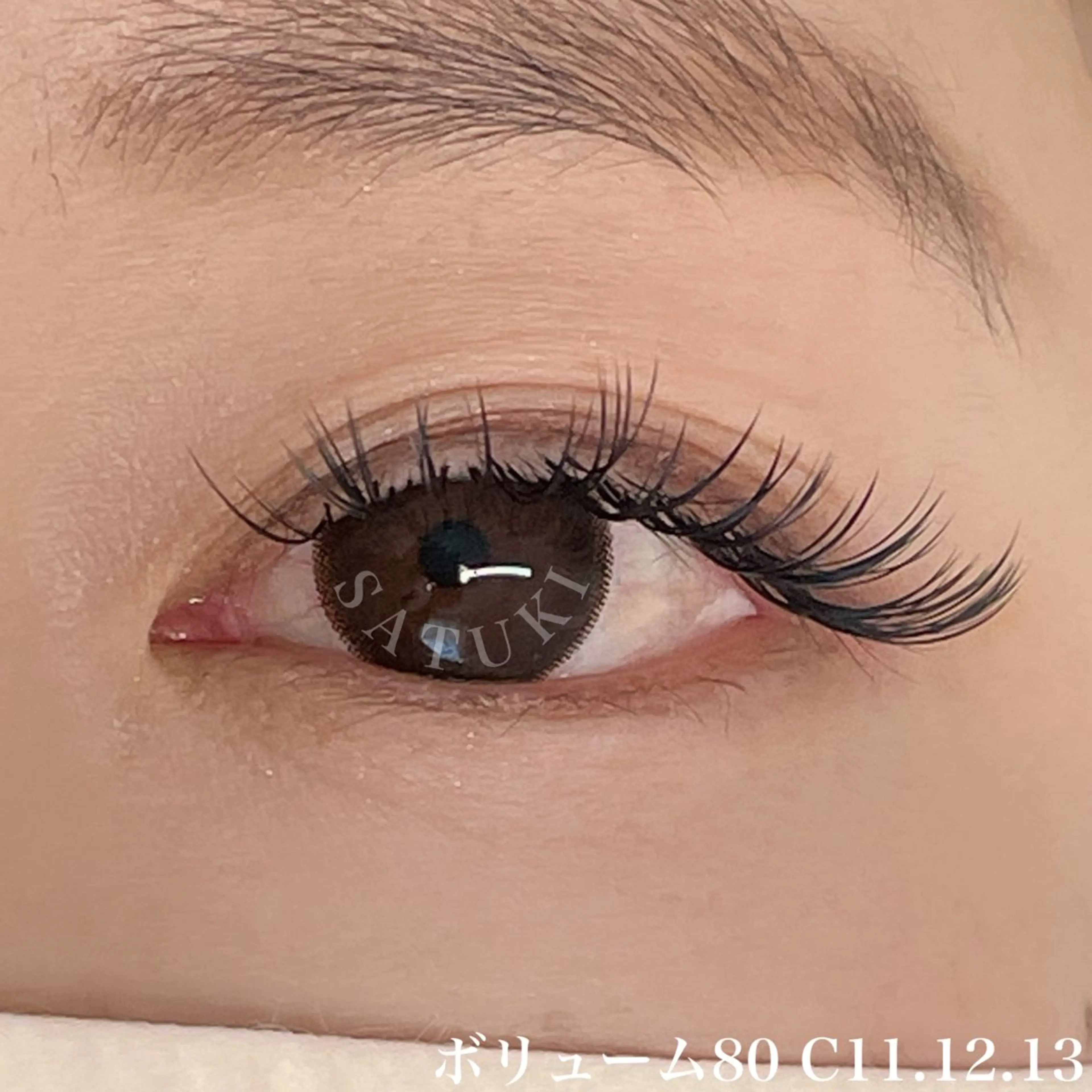マツエク・マツパ ボリュームラッシュ Hair＆Eyelash SATUKI所属・永柳 香織のマツエク・マツパデザイン