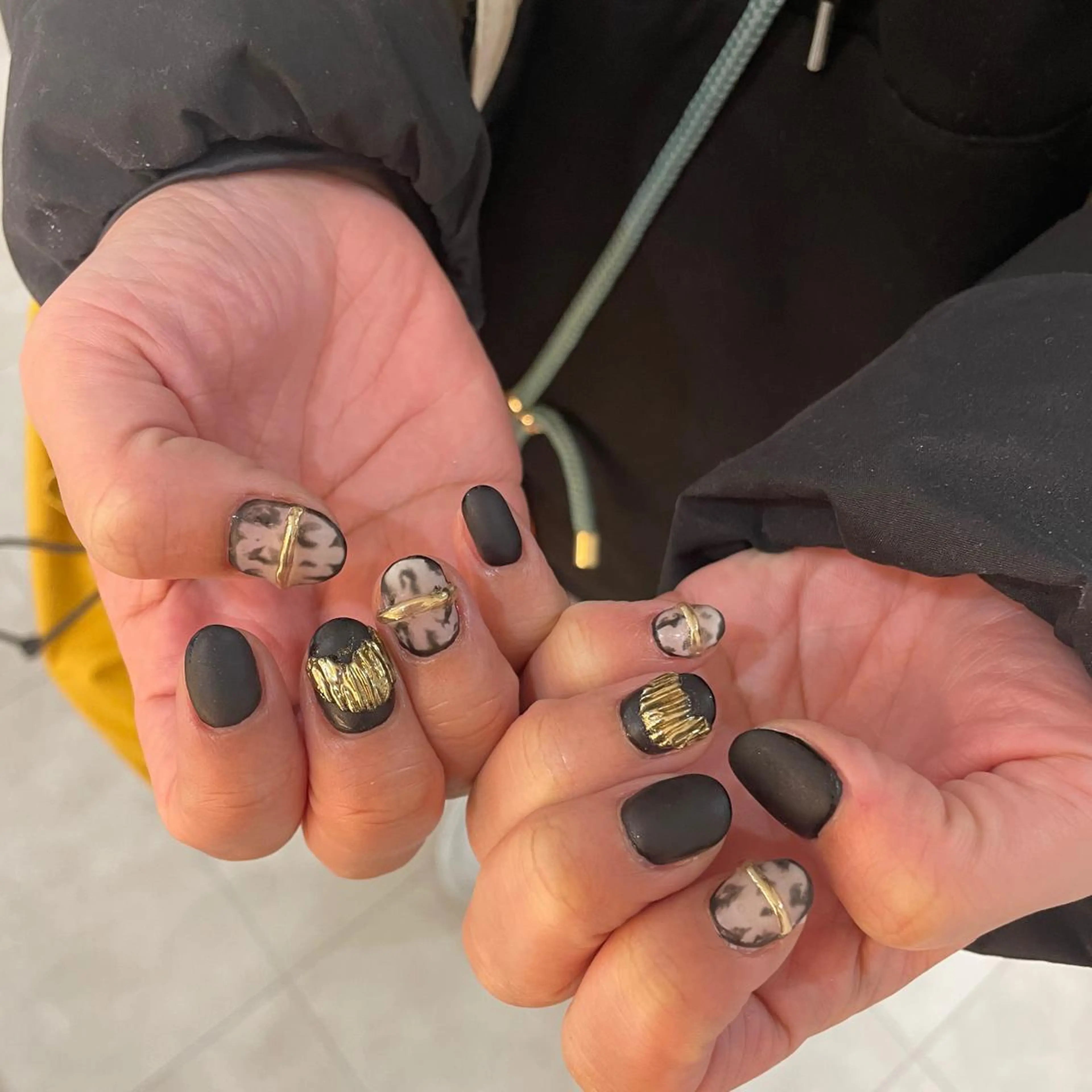 ネイル ハンドネイル フットネイル ゆびノさき茨木店 ニュアンス/アートのネイルデザイン