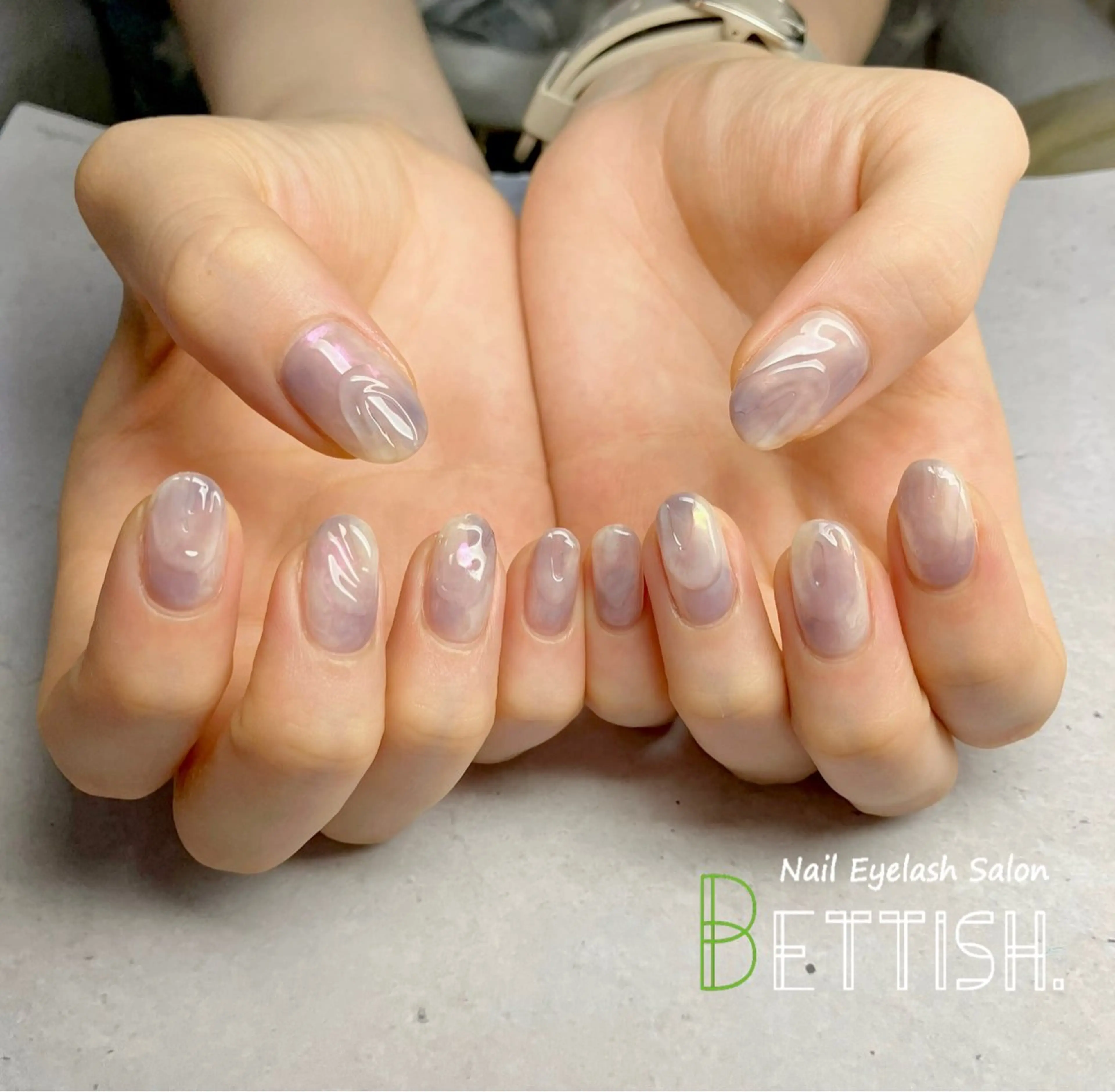 ネイル パープル BETTISH. KUMIKO☺︎︎のネイルデザイン