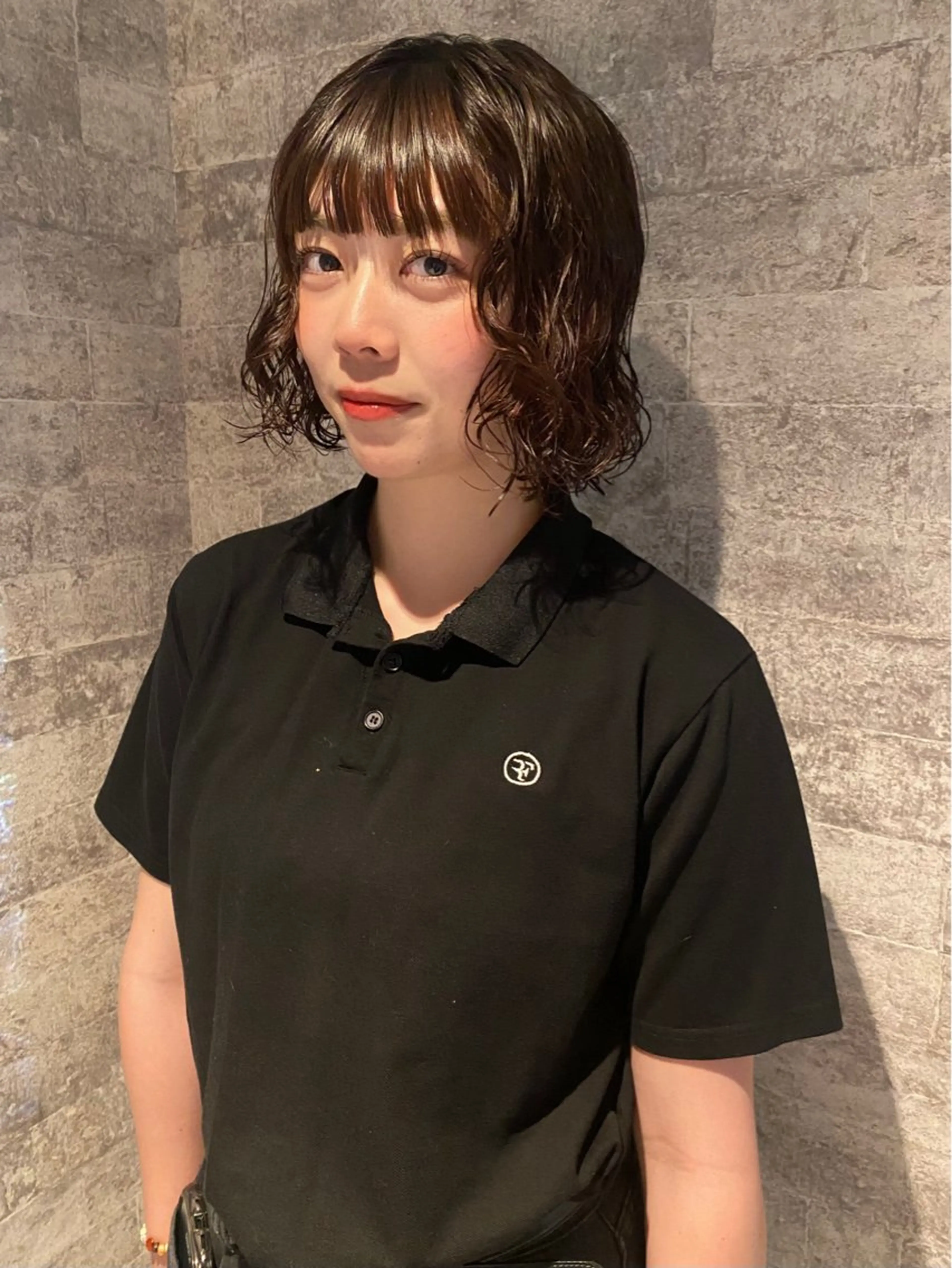 ショート カラー パーマ ボブ カット ヘアカラー パーマ トリートメント mai / linoah˚✧のヘアスタイル