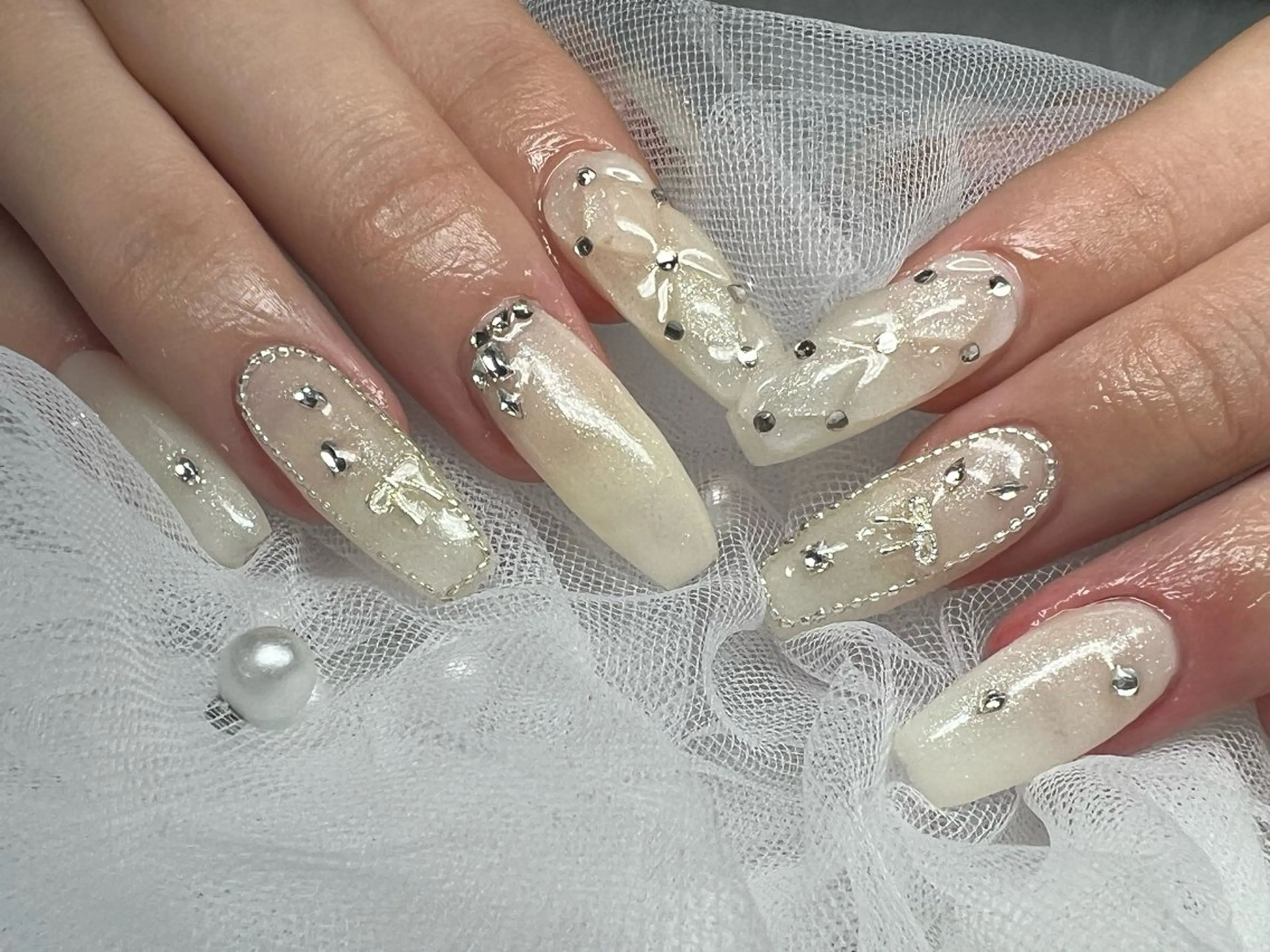 ネイル ジェルネイル パラジェル シンプルネイル ハンドネイル 鮎川 沙希のネイルデザイン