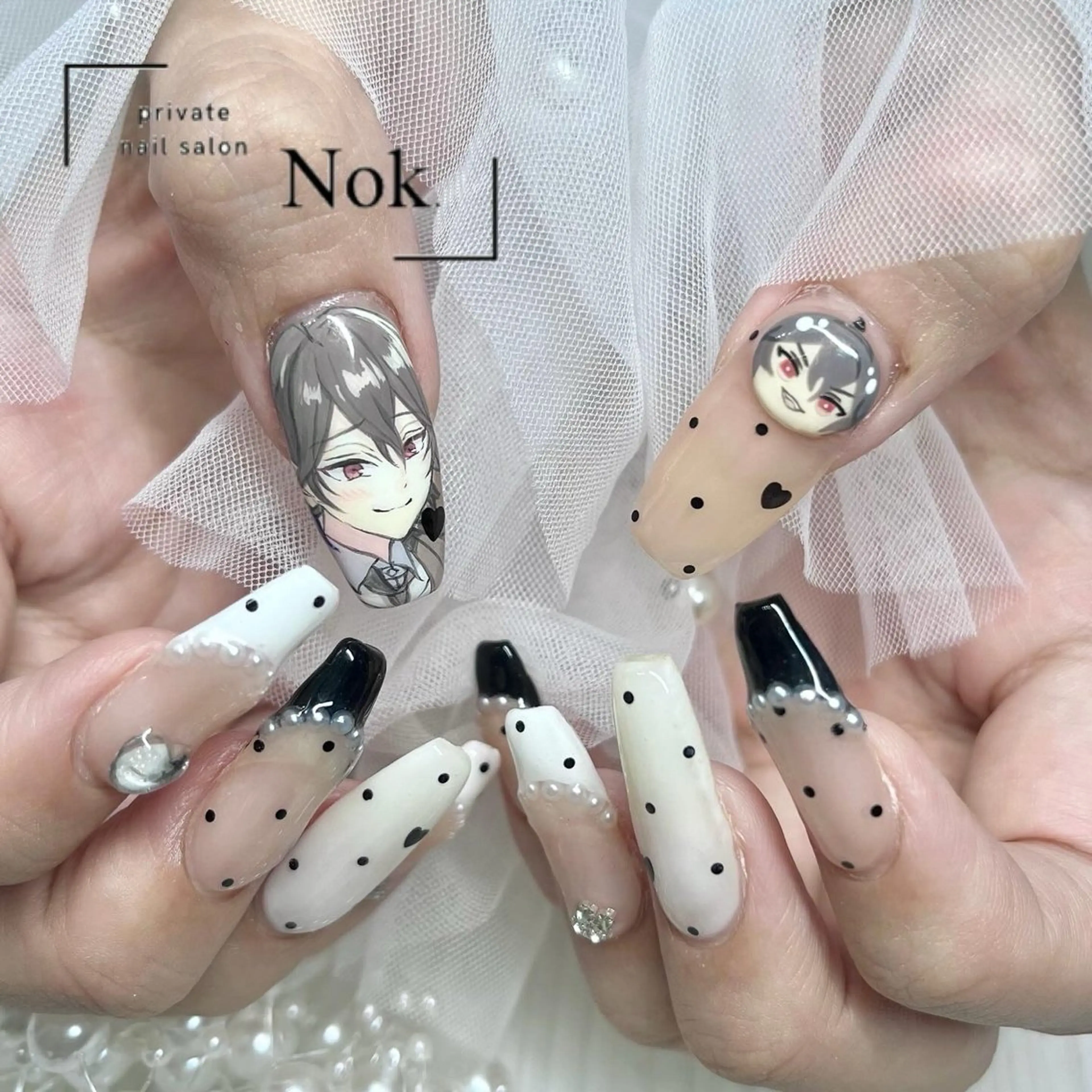 ネイル ハンドネイル 池袋痛ネイル Nok. 渡辺のネイルデザイン