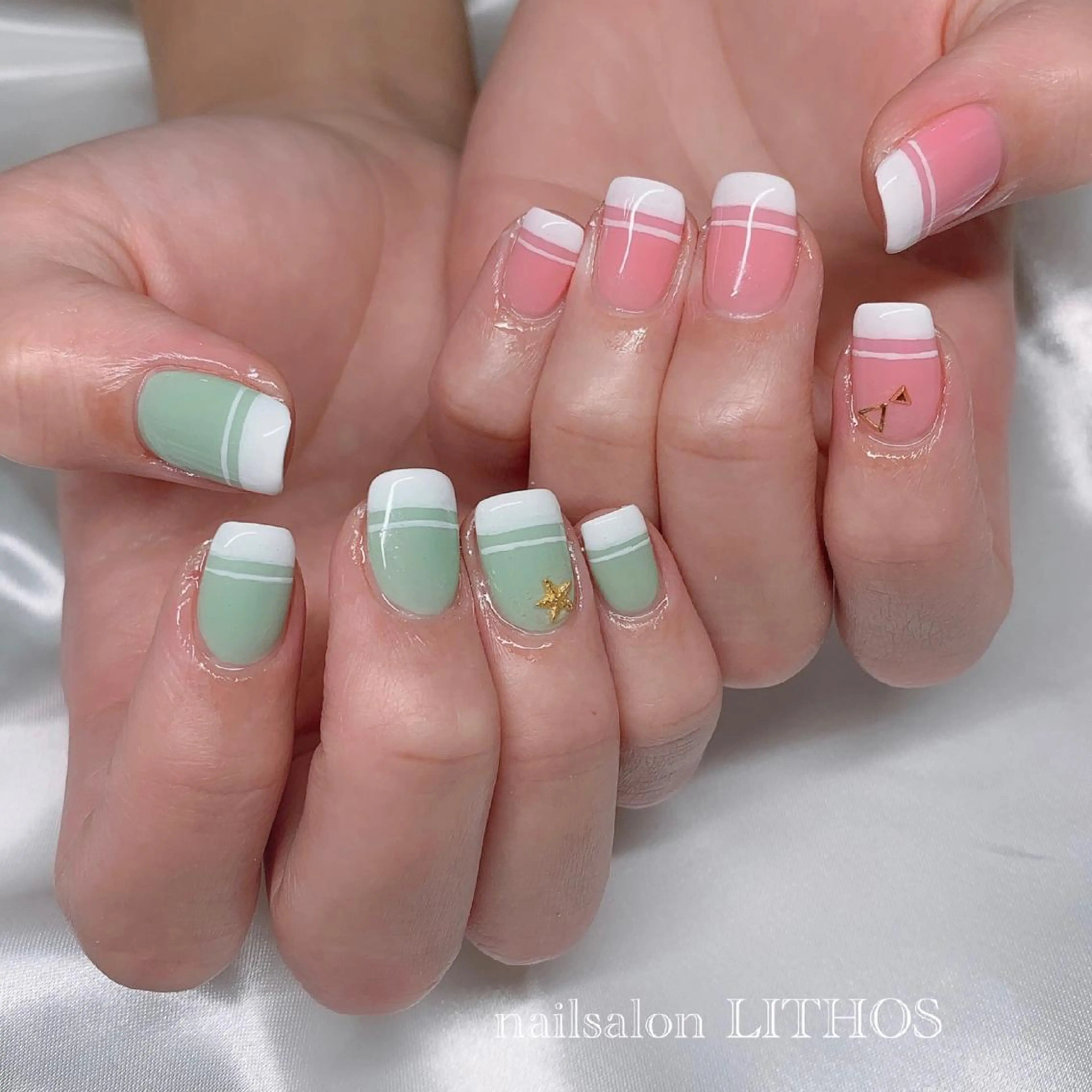ネイル ハンドネイル nailsalon Lithos所属・nailsalon Recontreのネイルデザイン