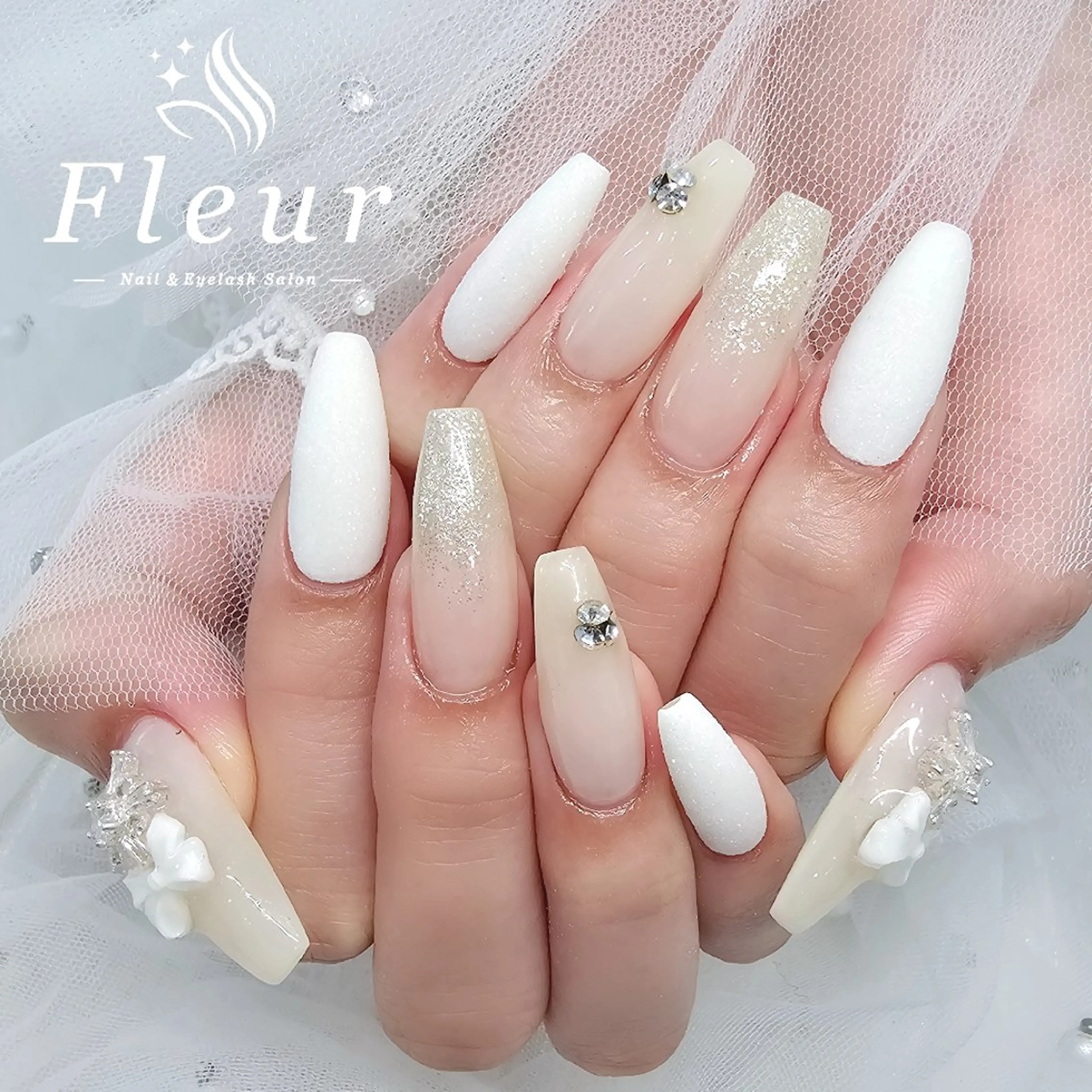 ネイル nail&eye ♡Fleur♡のネイルデザイン