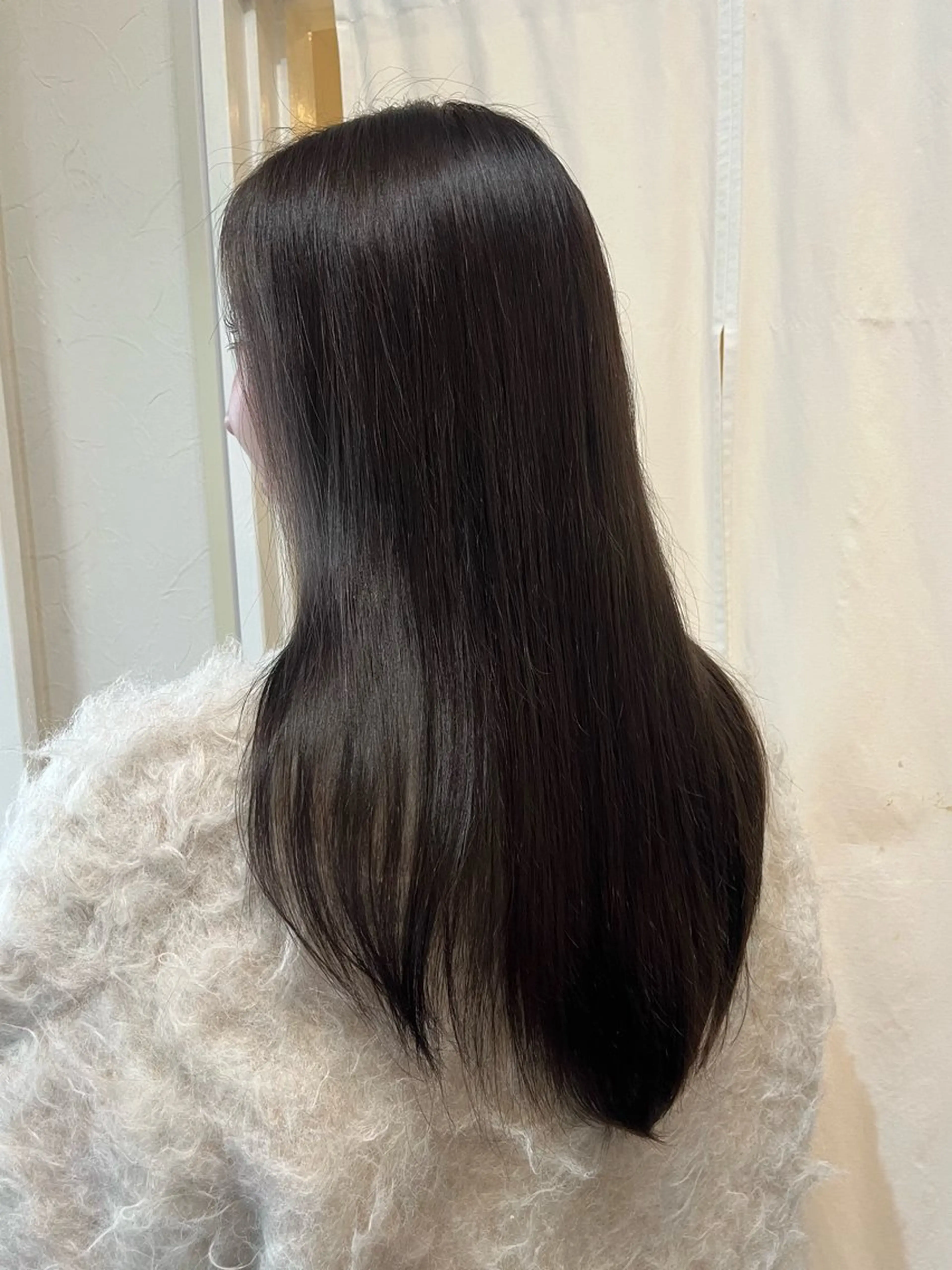 セミロング カラー カット ヘアカラー トリートメント 金沢市/美容師/ 岡島由希美のマツエク・マツパデザイン