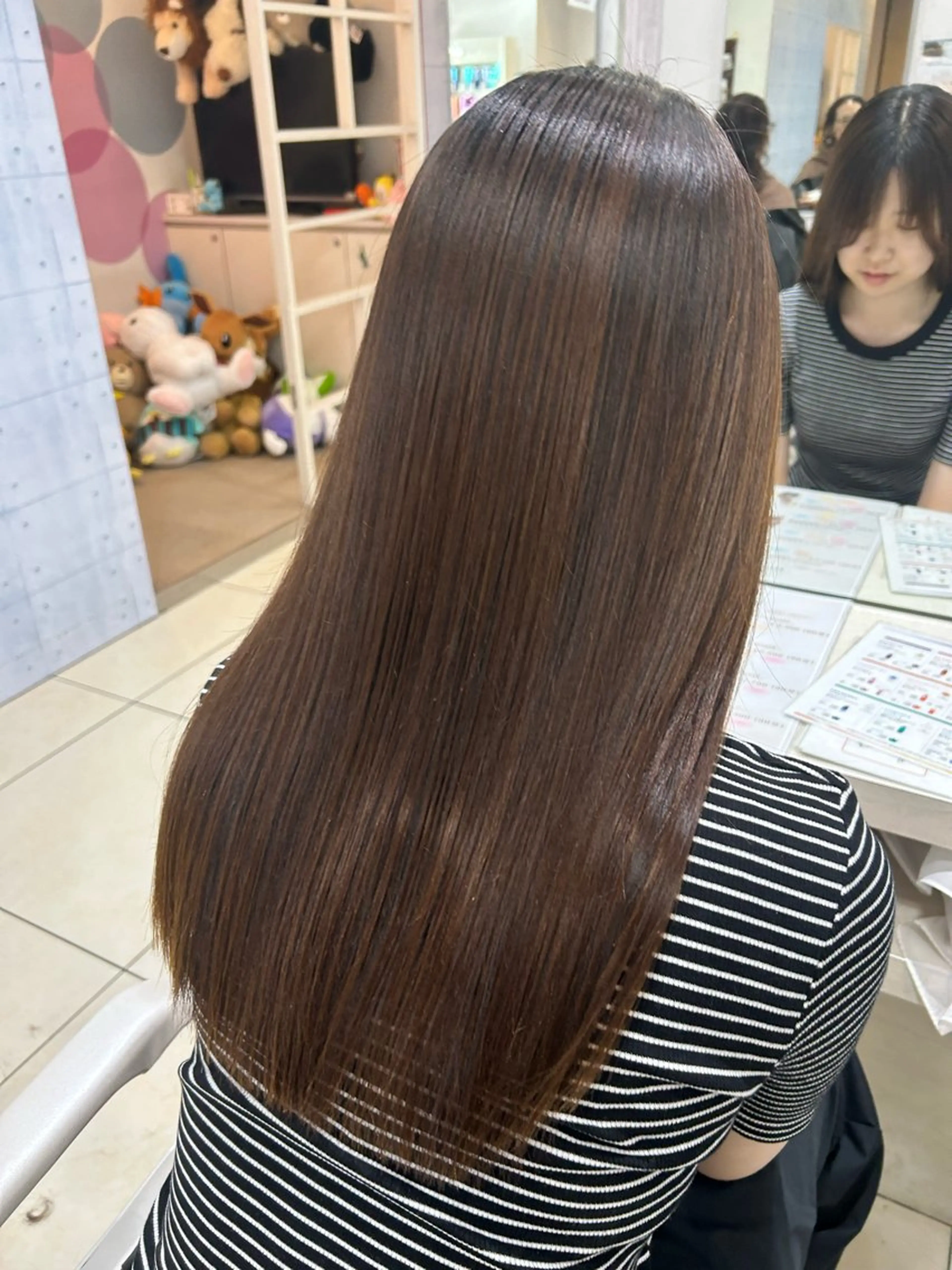 ロング カット ヘアカラー トリートメント 【髪質改善カラー】 瀧田嵐士🇰🇷のヘアスタイル
