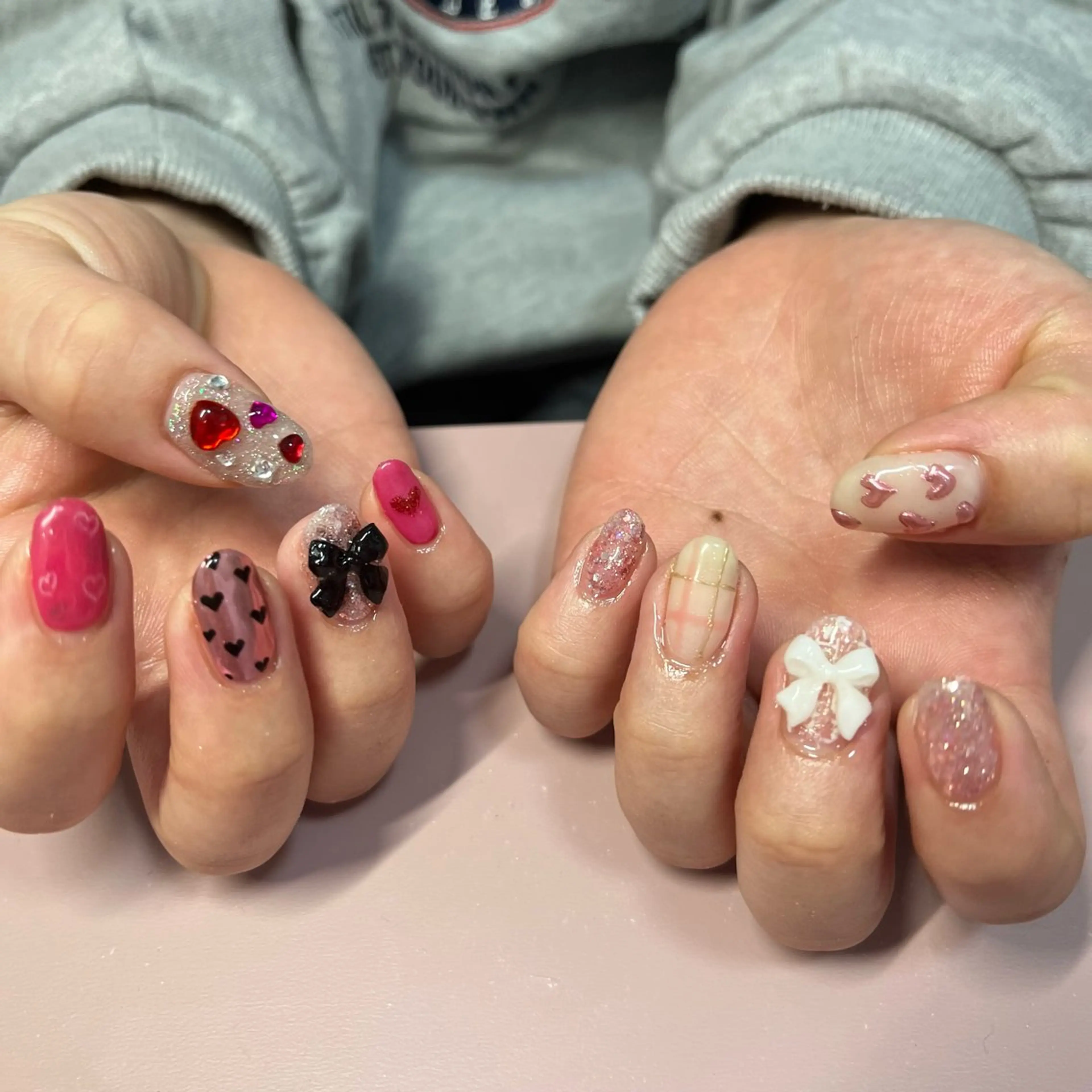 ネイル アートネイル バレンタイン getready nailのネイルデザイン