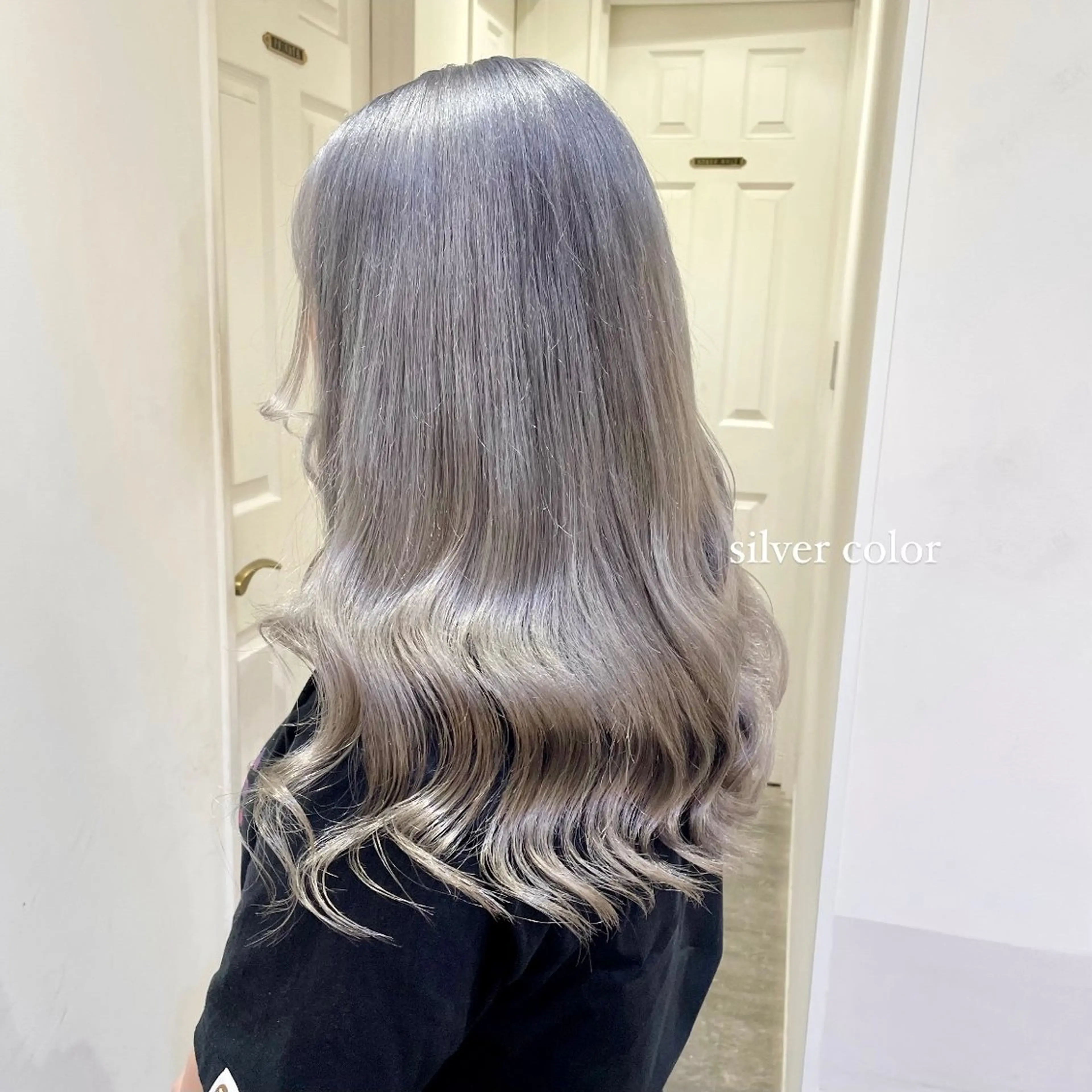 カラー ハイトーンカラー/ 長さだし🐇きょうかのヘアスタイル