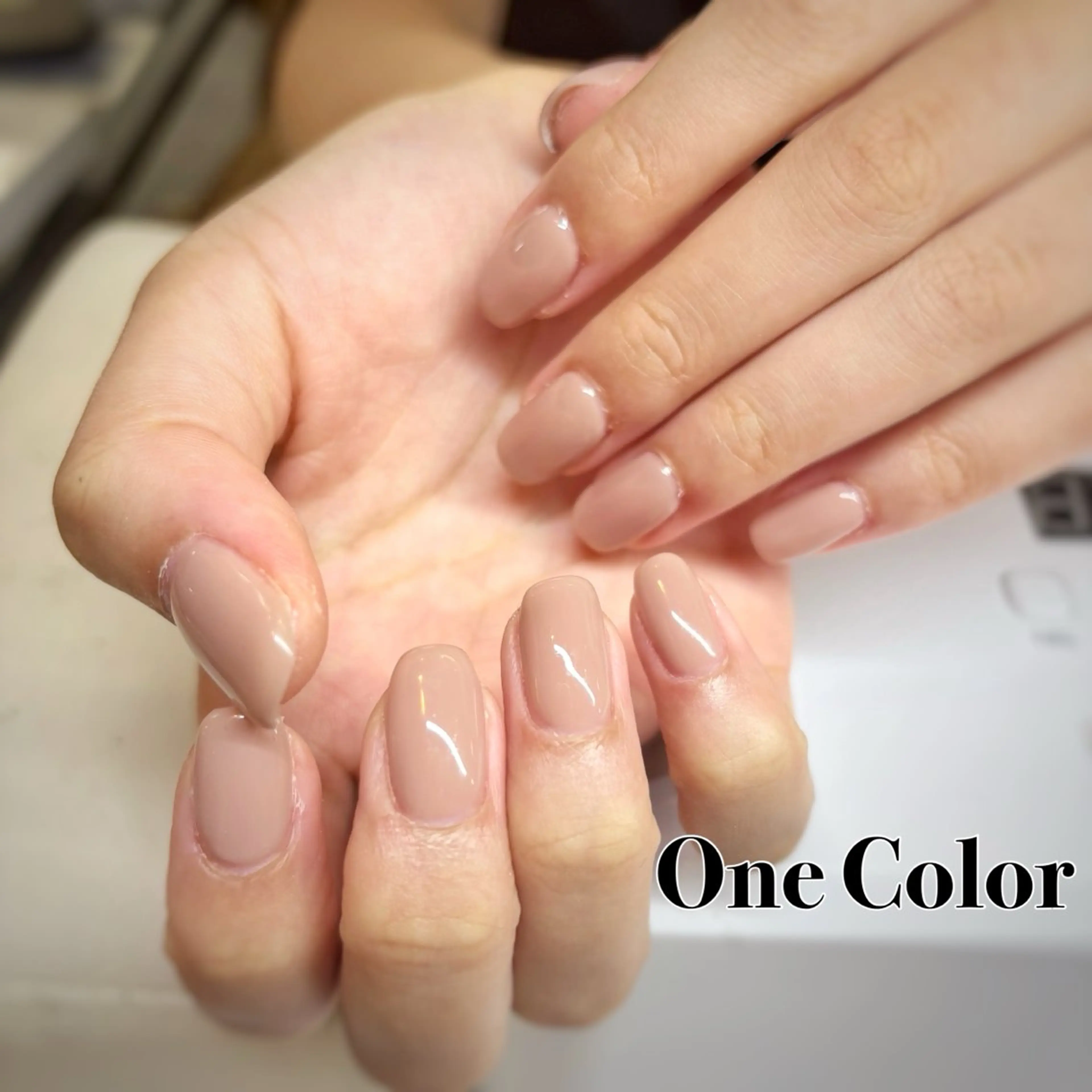 ネイル ワンカラーネイル ピンク ネイルサロンエーナイン本店所属・【モデル募集中】 hina🌼のネイルデザイン