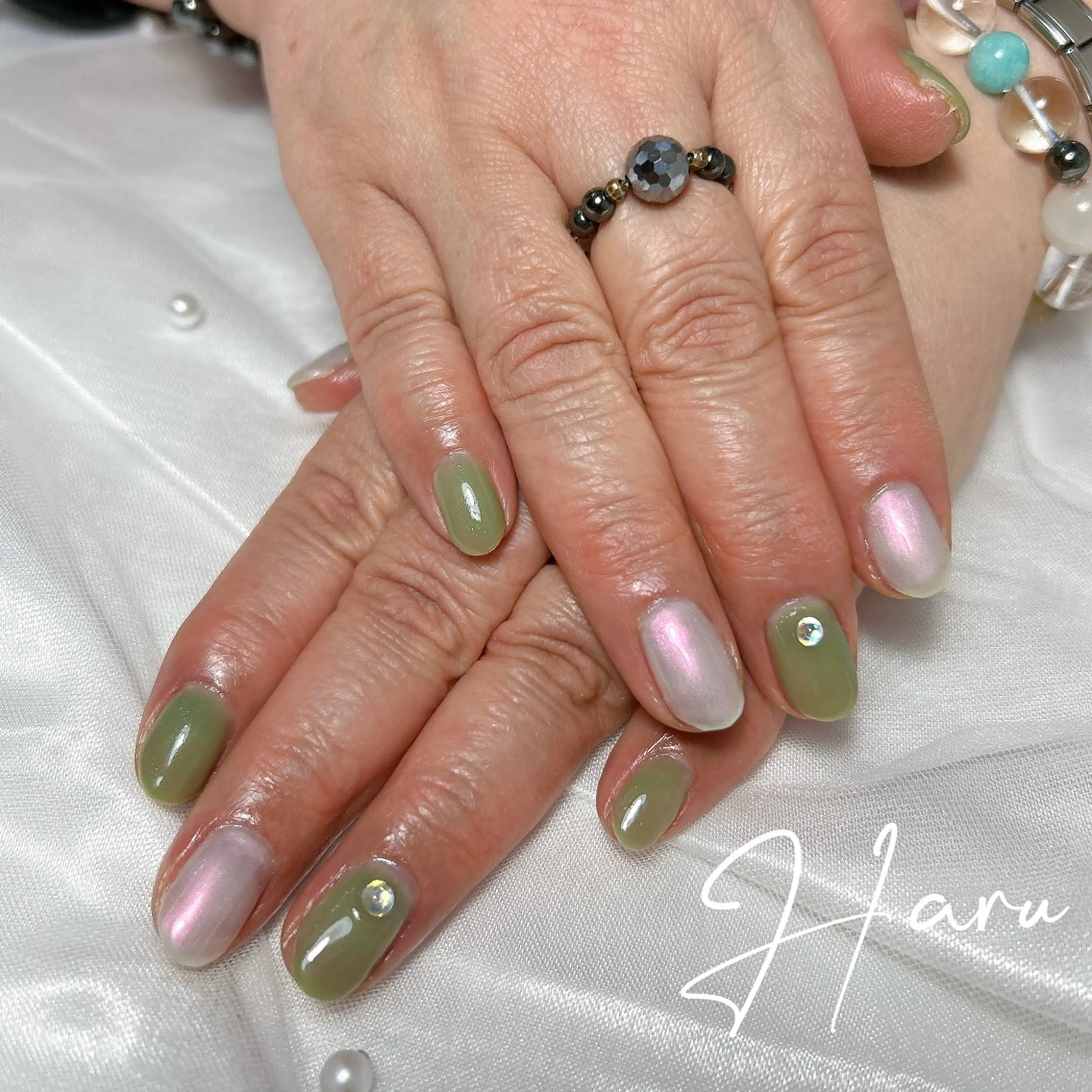 ネイル ワンカラーネイル ハンドネイル Haru .mのネイルデザイン