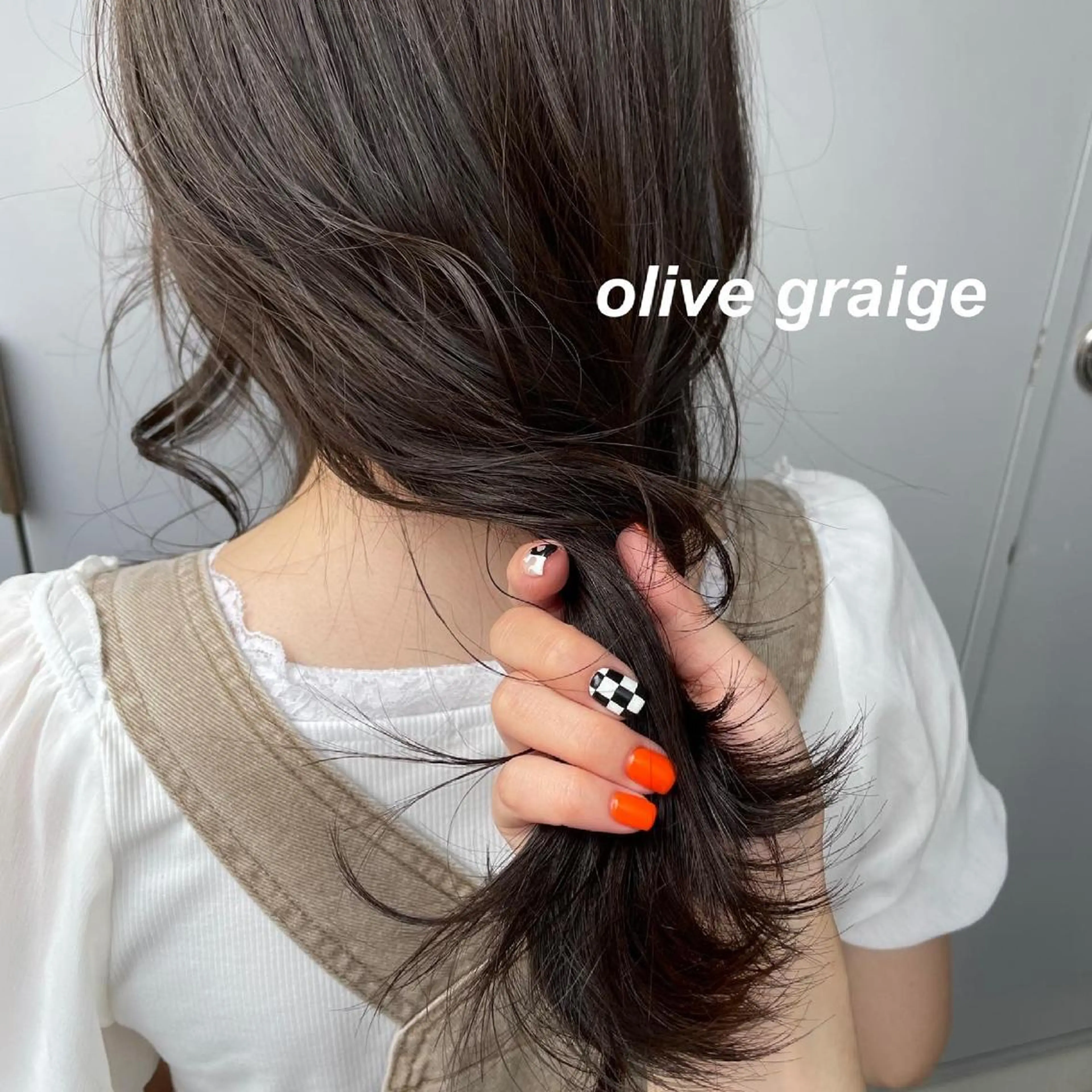 ミディアム カラー ヘアカラー トリートメント ヘッドスパ Qin shaire salon 原宿店所属・レイヤーカット 韓国ヘアayameのヘアスタイル