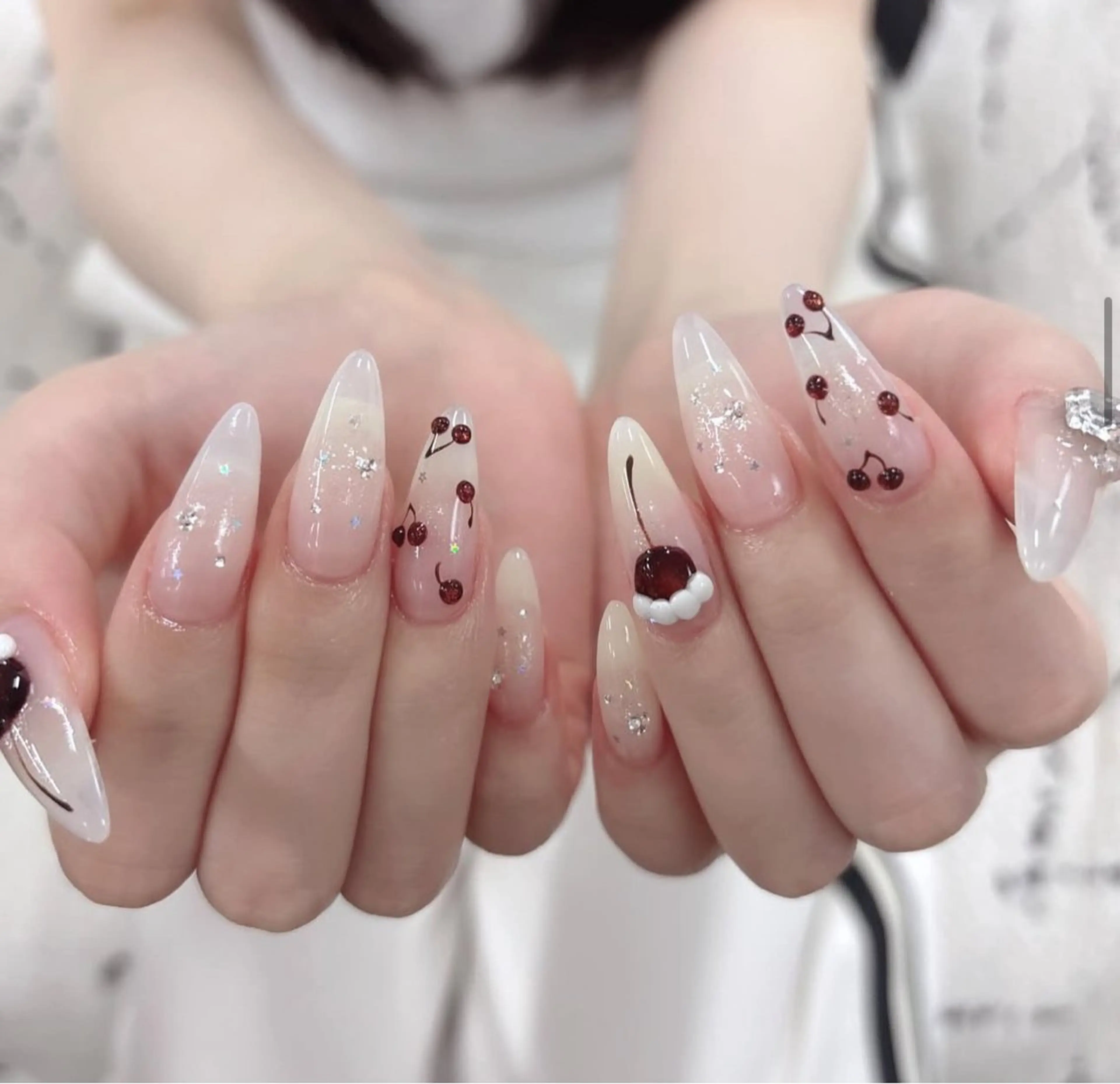 ネイル アートネイル フレンチネイル ジェルネイル 韓国ネイル マグネットネイル Lenie Shinokuboのネイルデザイン