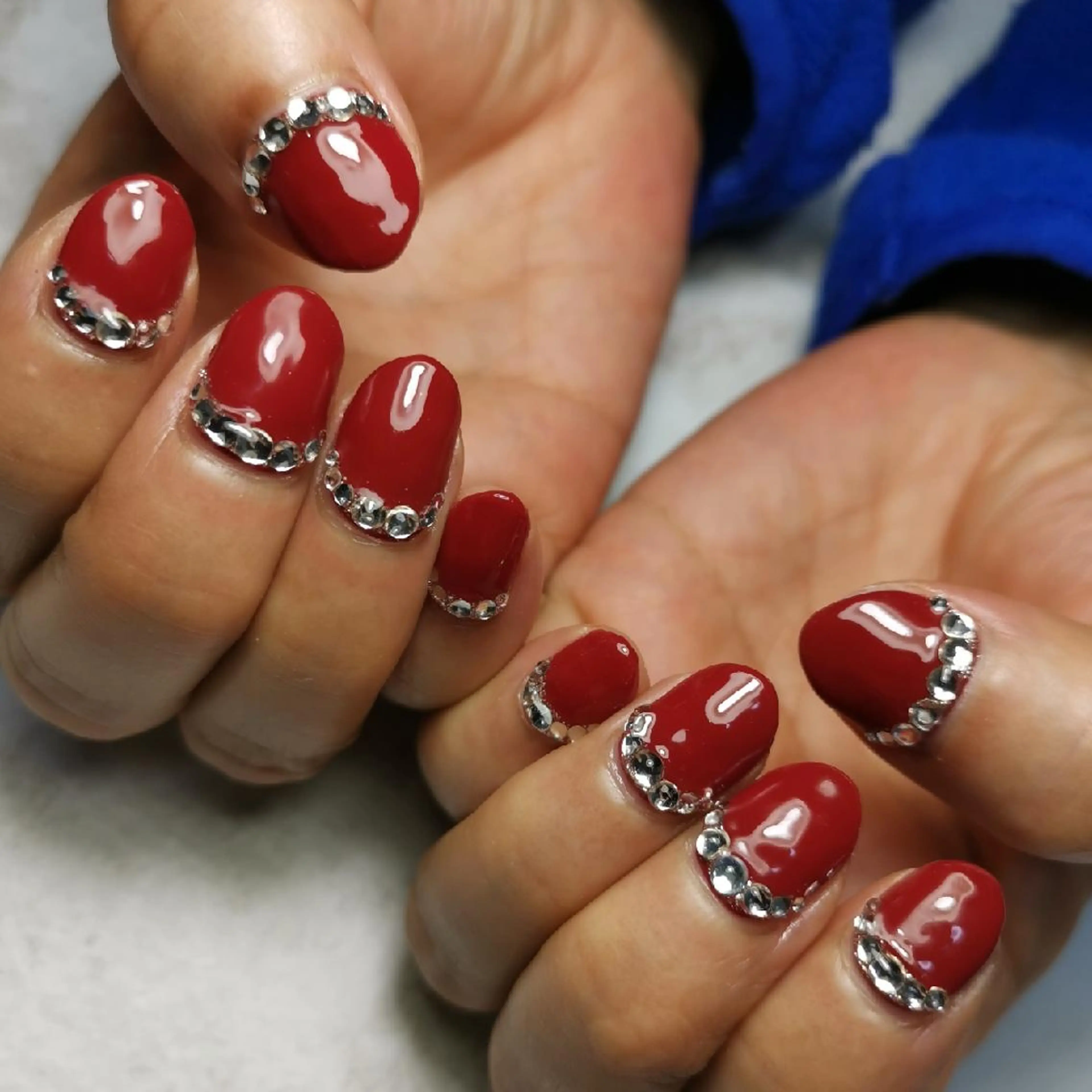 ネイル 冬ネイル クリスマス ハンドネイル reve あやののネイルデザイン