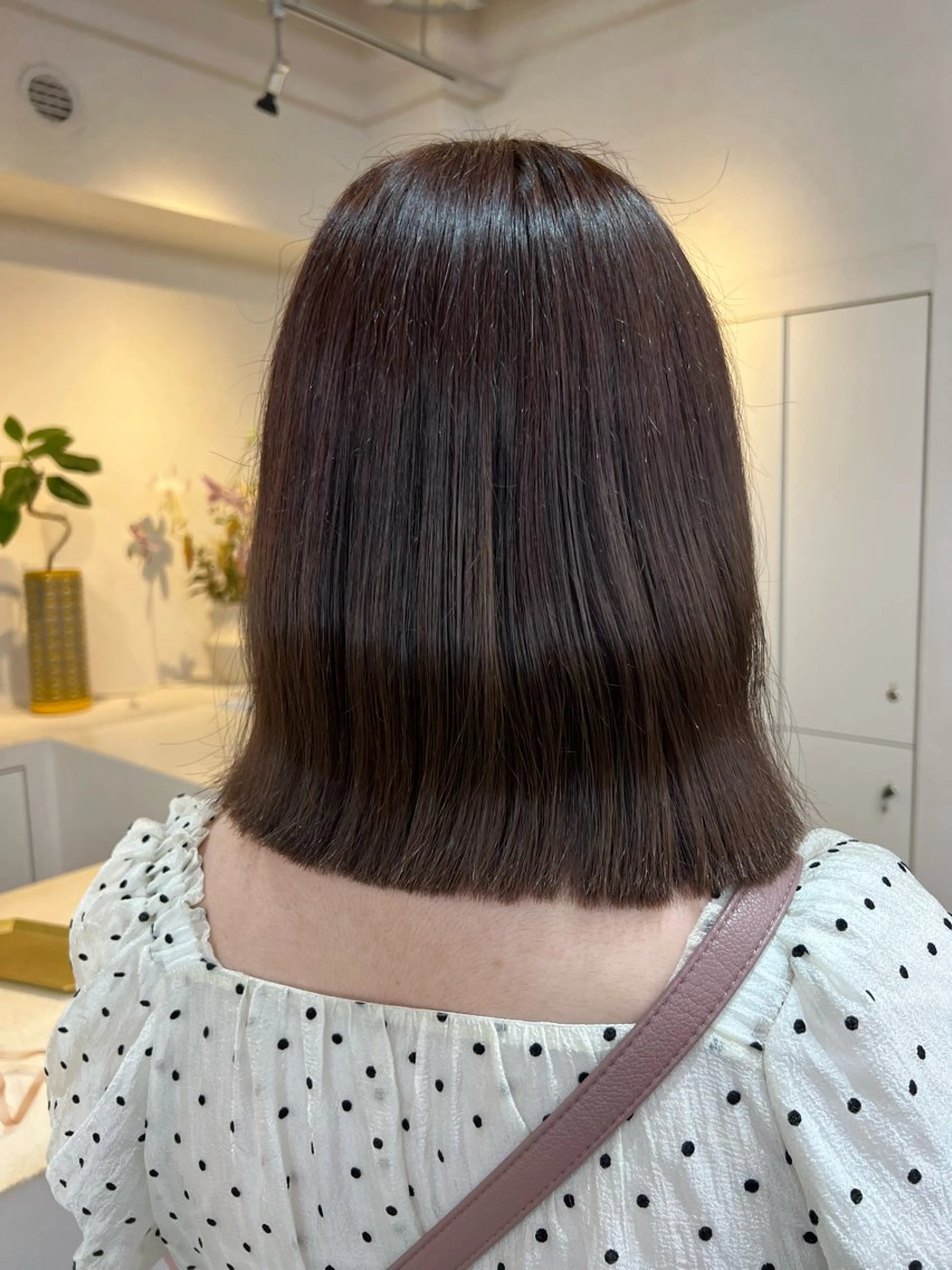 ミディアム カット トリートメント 表参道/kozue/ 艶髪/髪質改善のヘアスタイル