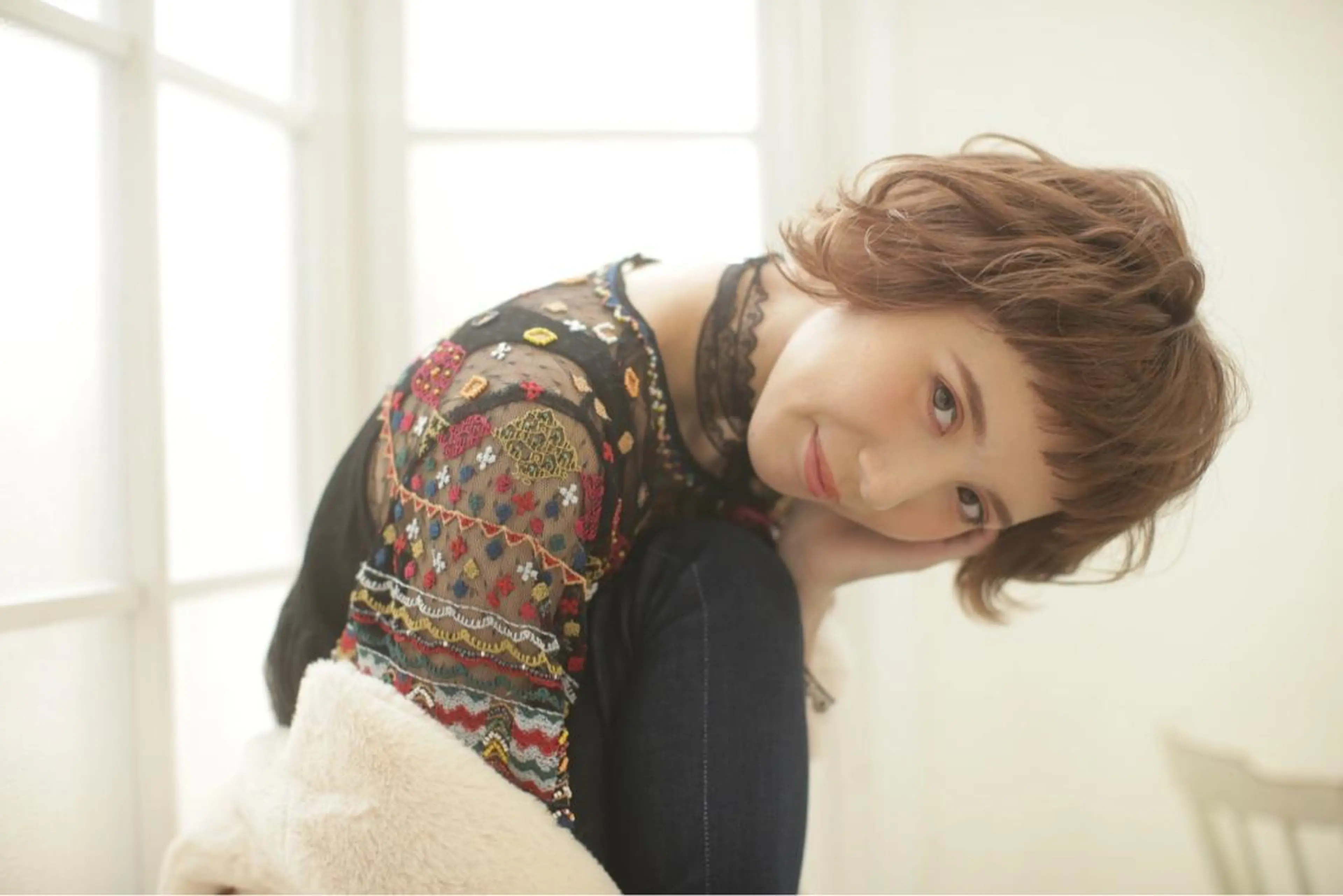 ショート カラー パーマ 🍋似合わせ✖️ ｼｮｰﾄﾍｱ🍋早田のヘアスタイル