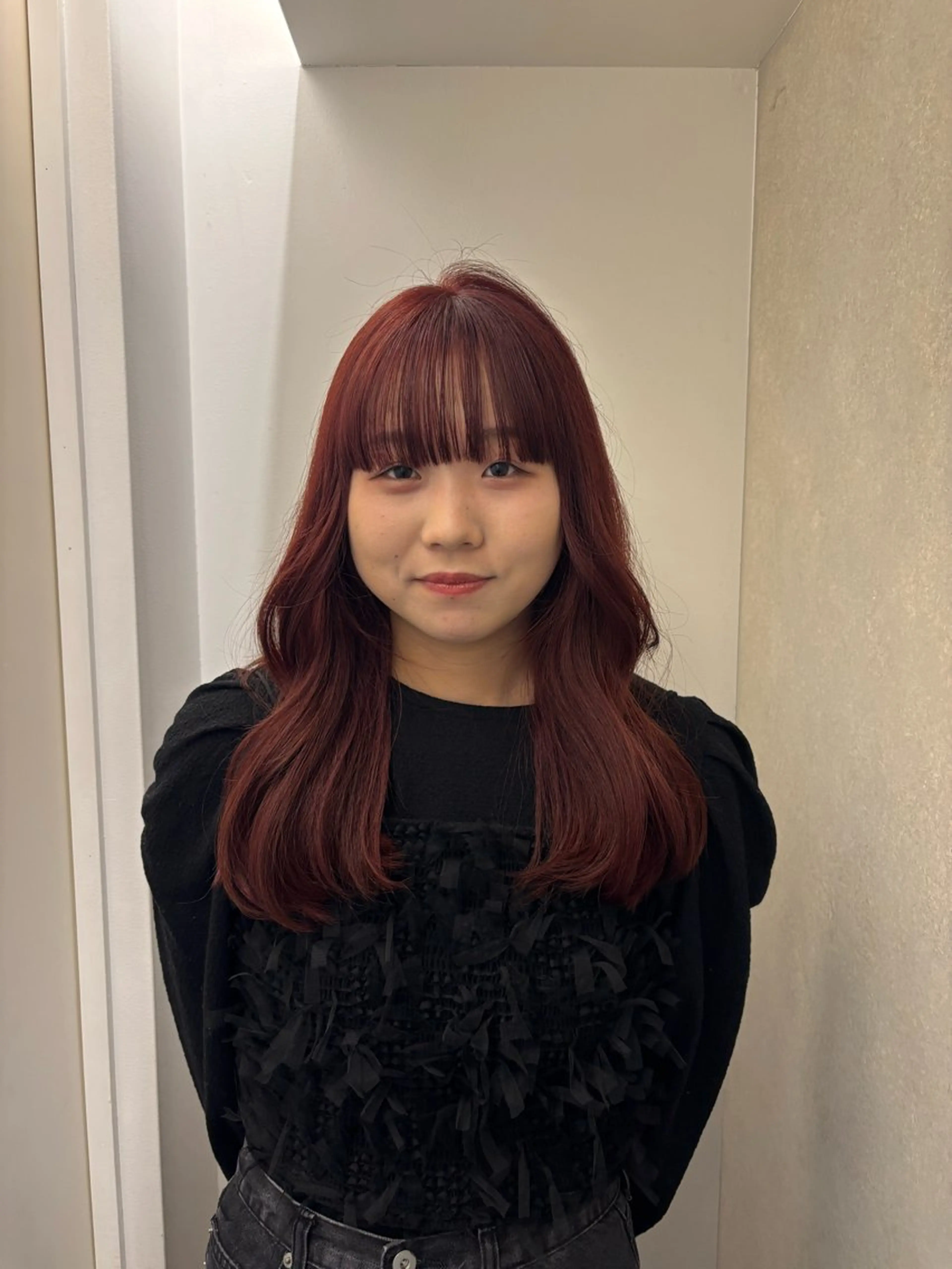 ロング カラー ヘアカラー トリートメント ガーリーネイル hiroka🩰🎀のネイルデザイン