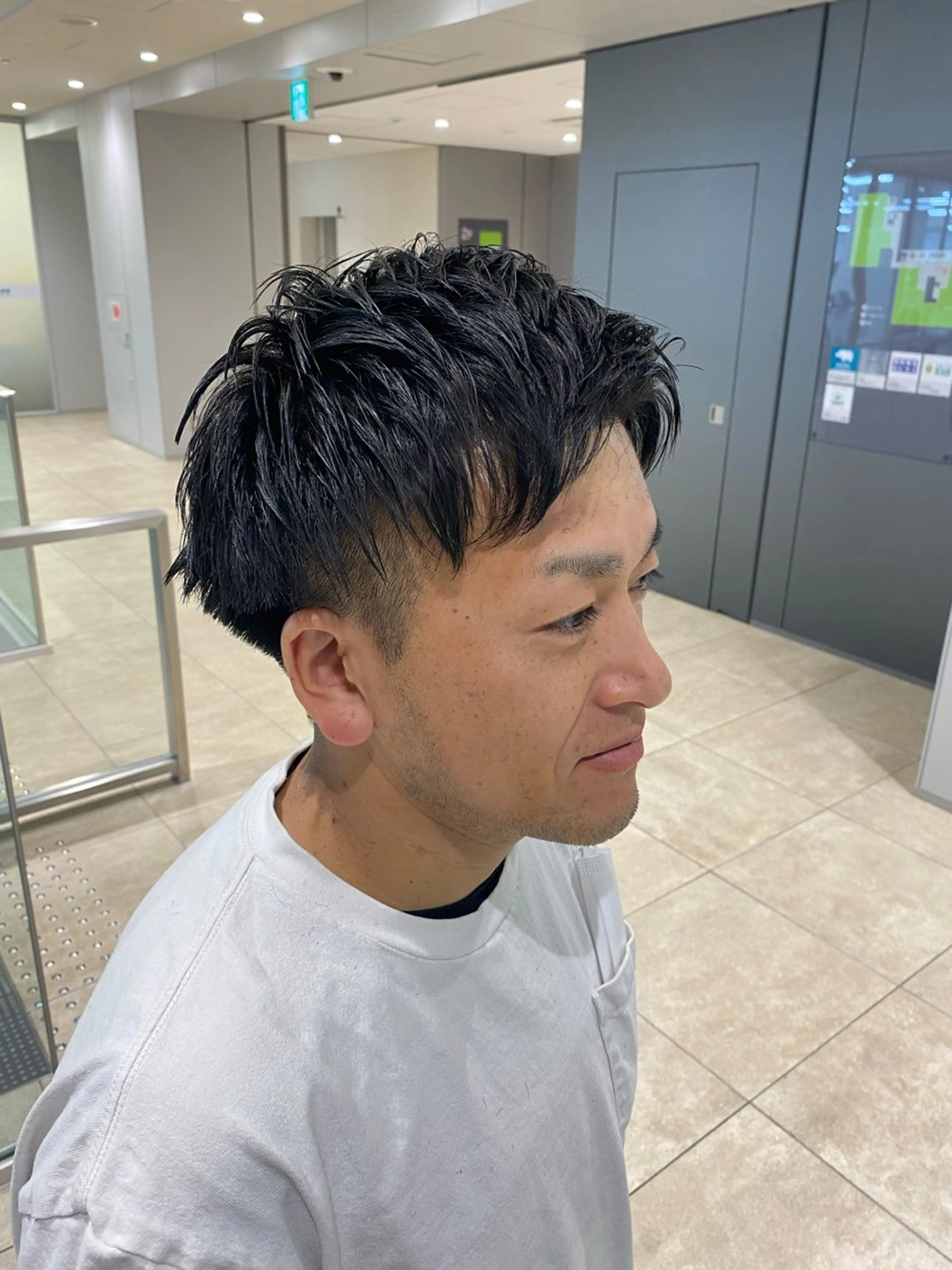 メンズ GANNI所属・Dawgs 三浦蓮華のヘアスタイル