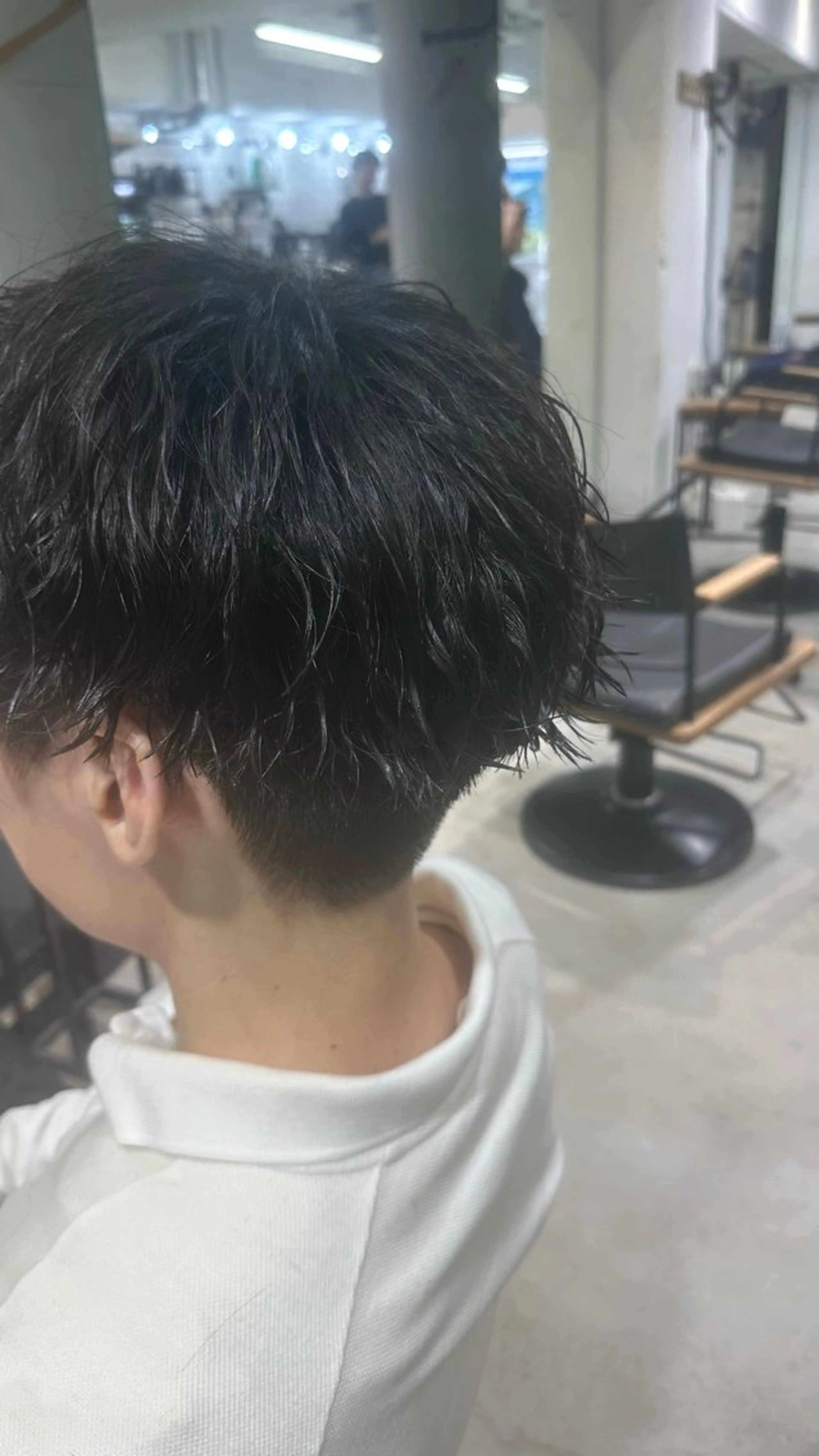 パーマ メンズ カット パーマ 沼崎 美海のヘアスタイル