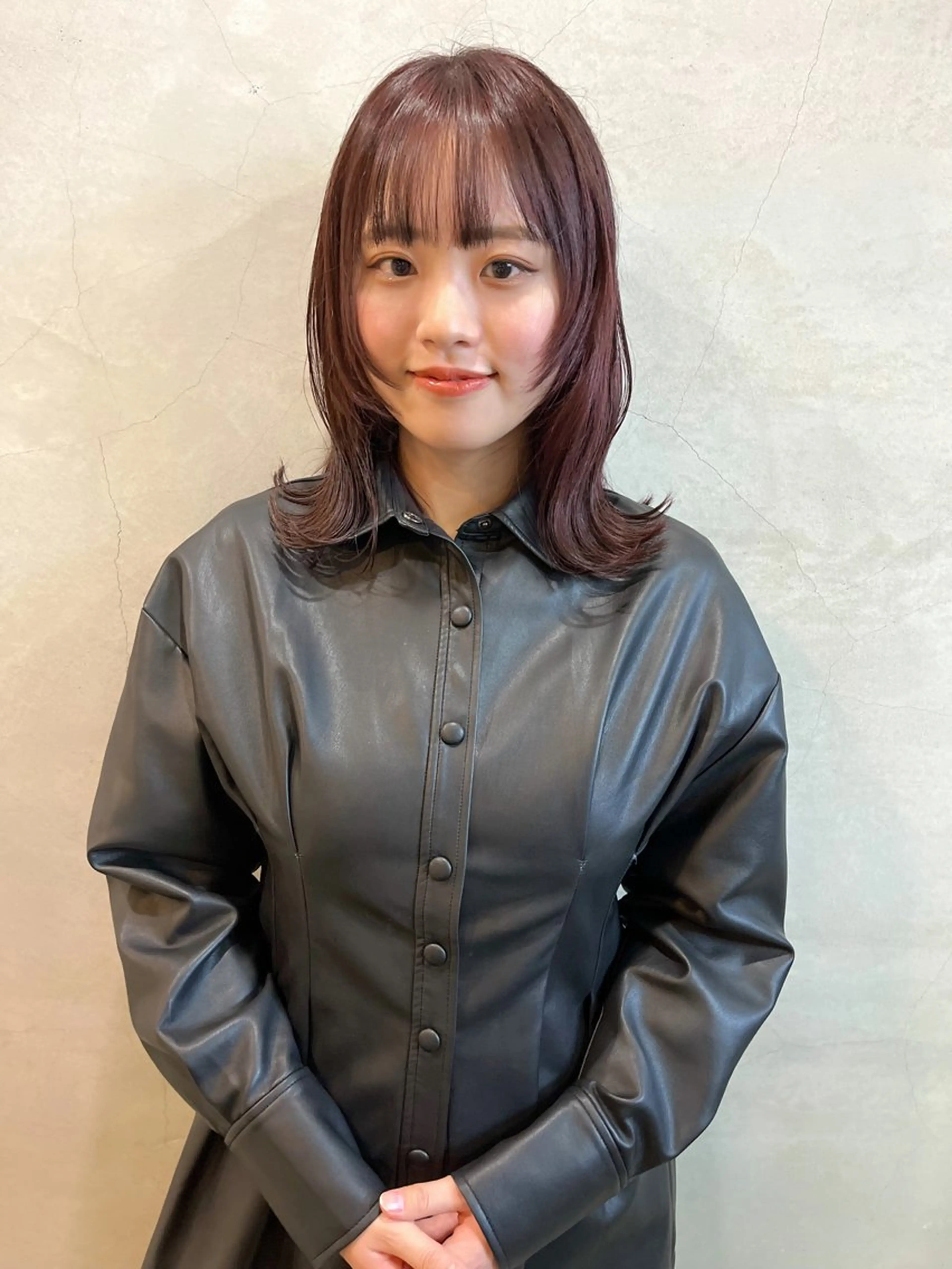 🫧ブリーチなしでも🫧‪顔まわり似合わせカット＋透明感抜群ワンカラー＋トリートメントの写真