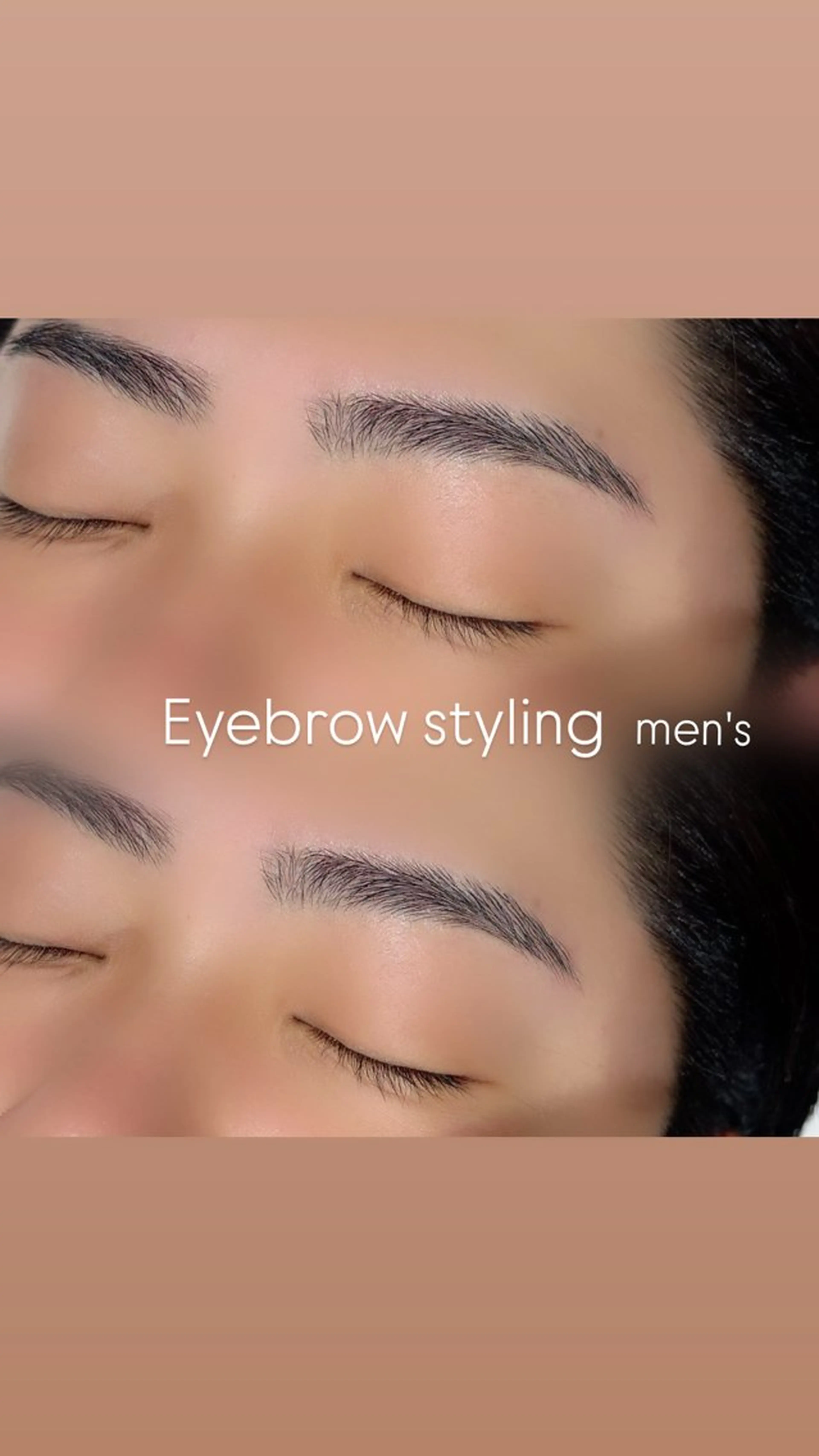 🪐メンズ アイブロウスタイリング🪐（眉毛WAX脱毛+間引き）⚠️12月他スタッフ対応⚠️の写真