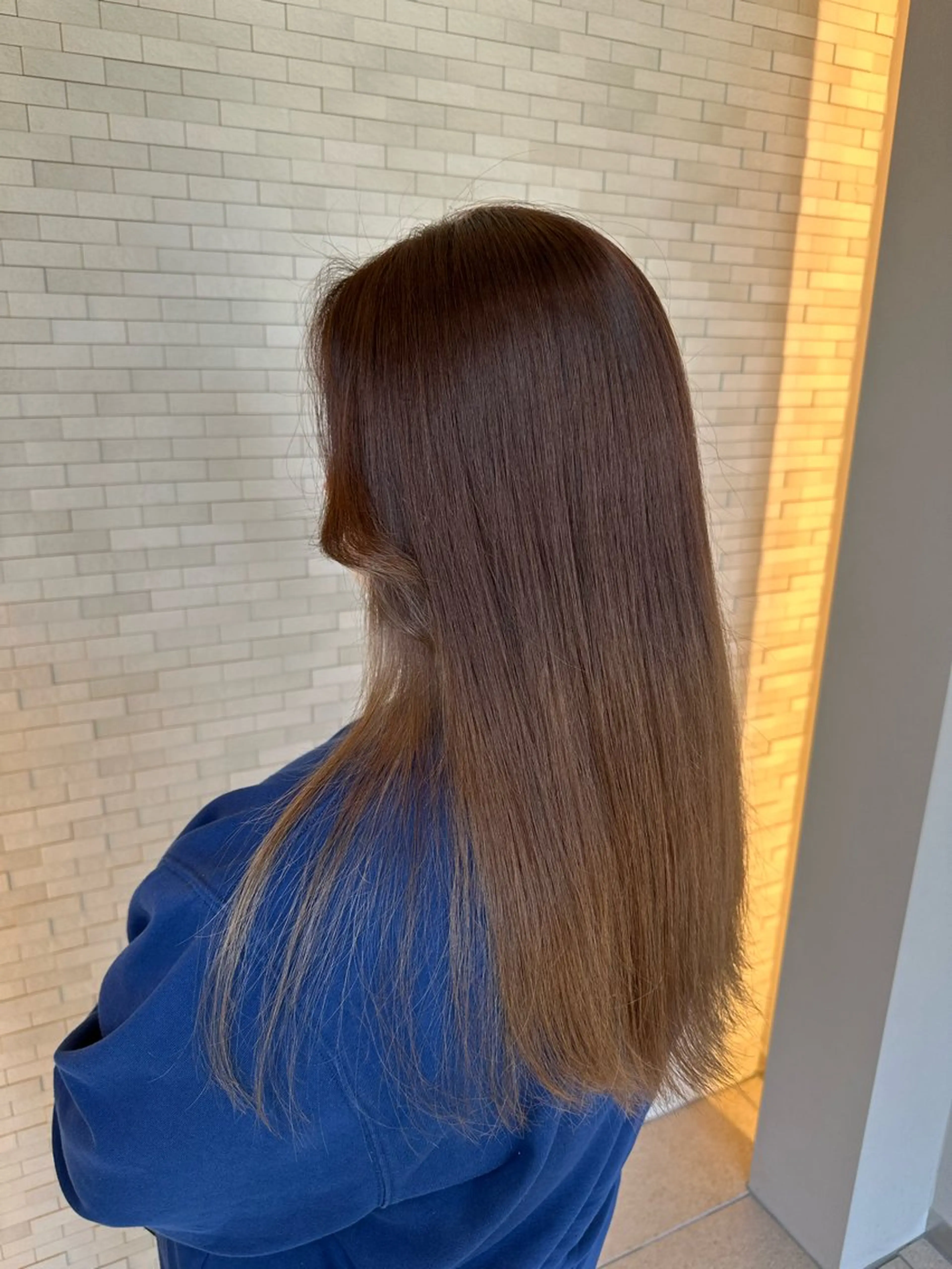 ロング カラー ベージュカラー grande hair&spa所属・🫧‪透明感カラー 🫧‪サキのヘアスタイル