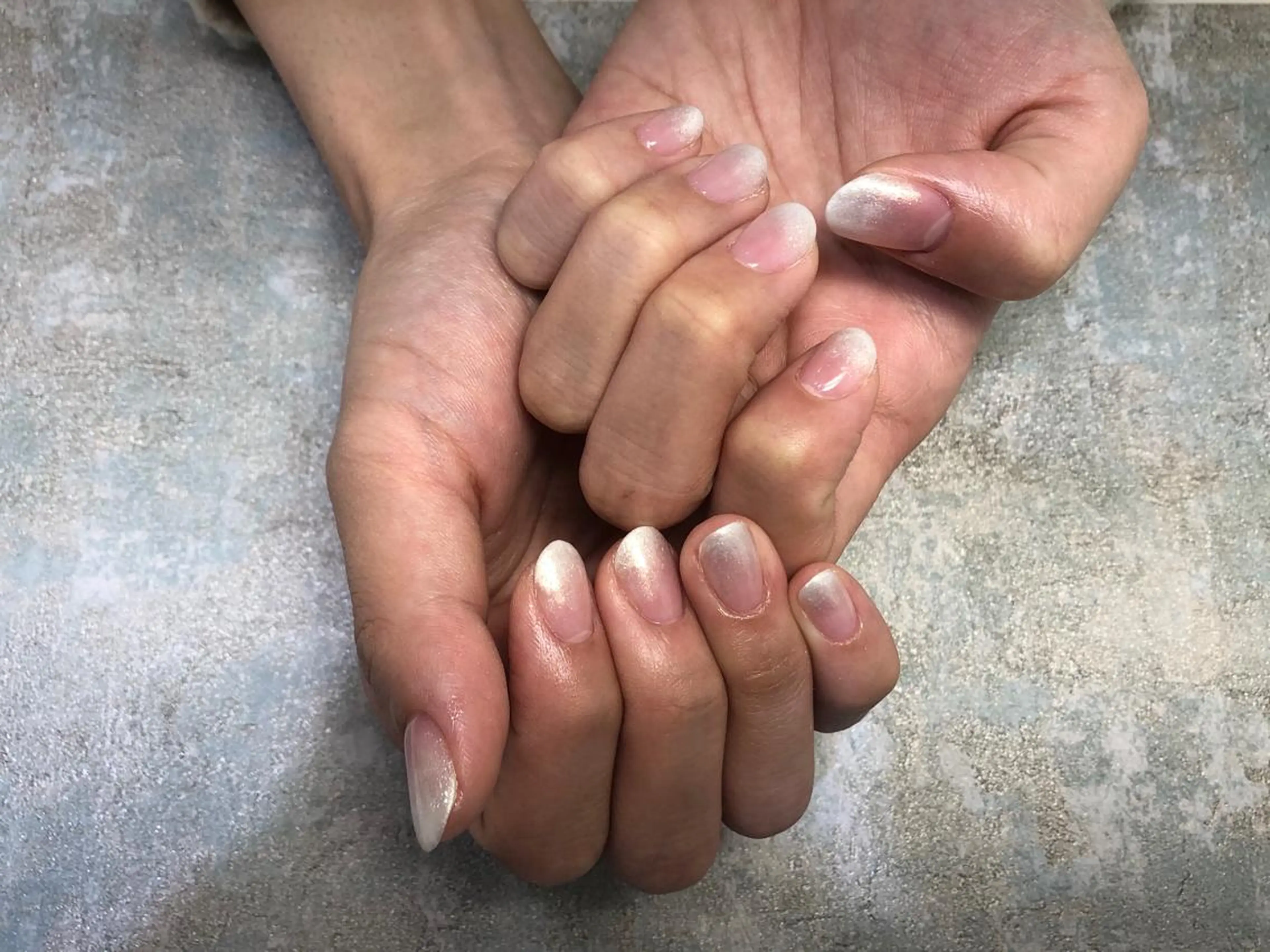 ネイル グラデーション ラメ(グリッター) ハンドネイル fairy 村居 愛香のネイルデザイン