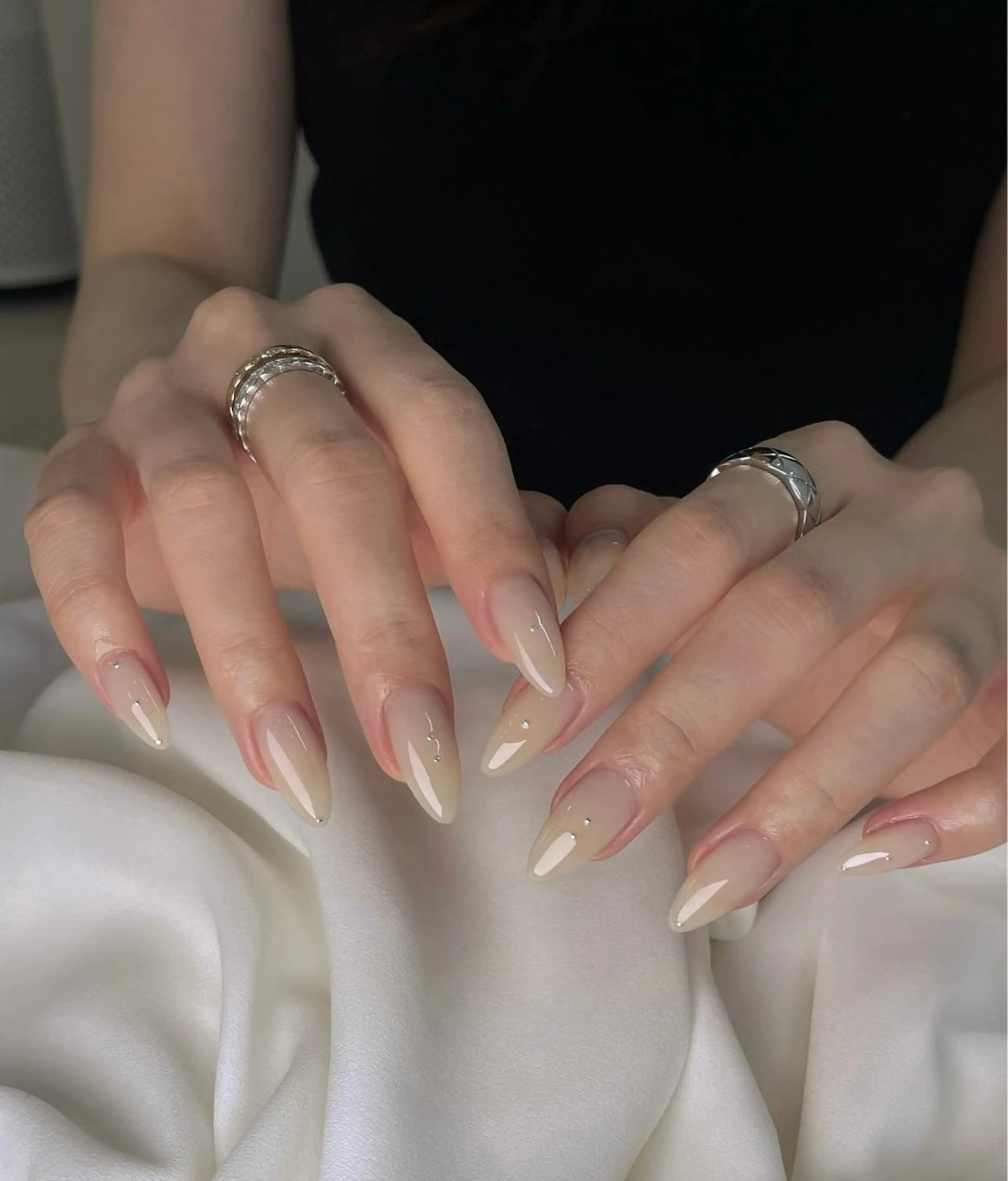 ネイル ワンカラーネイル ハンドネイル sora ❄️のネイルデザイン