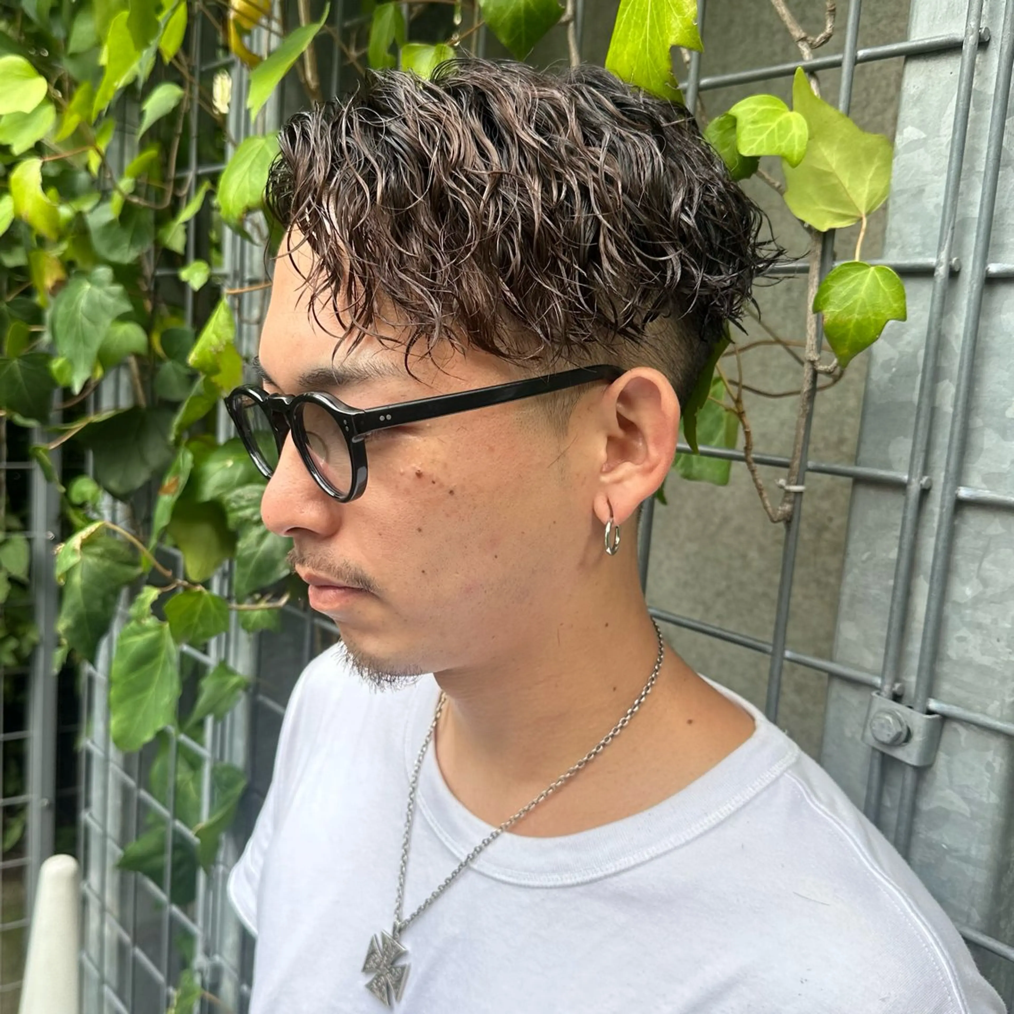 ショート パーマ メンズ カット パーマ トリートメント ツイスパ/メンズ パーマ/歩夢のヘアスタイル