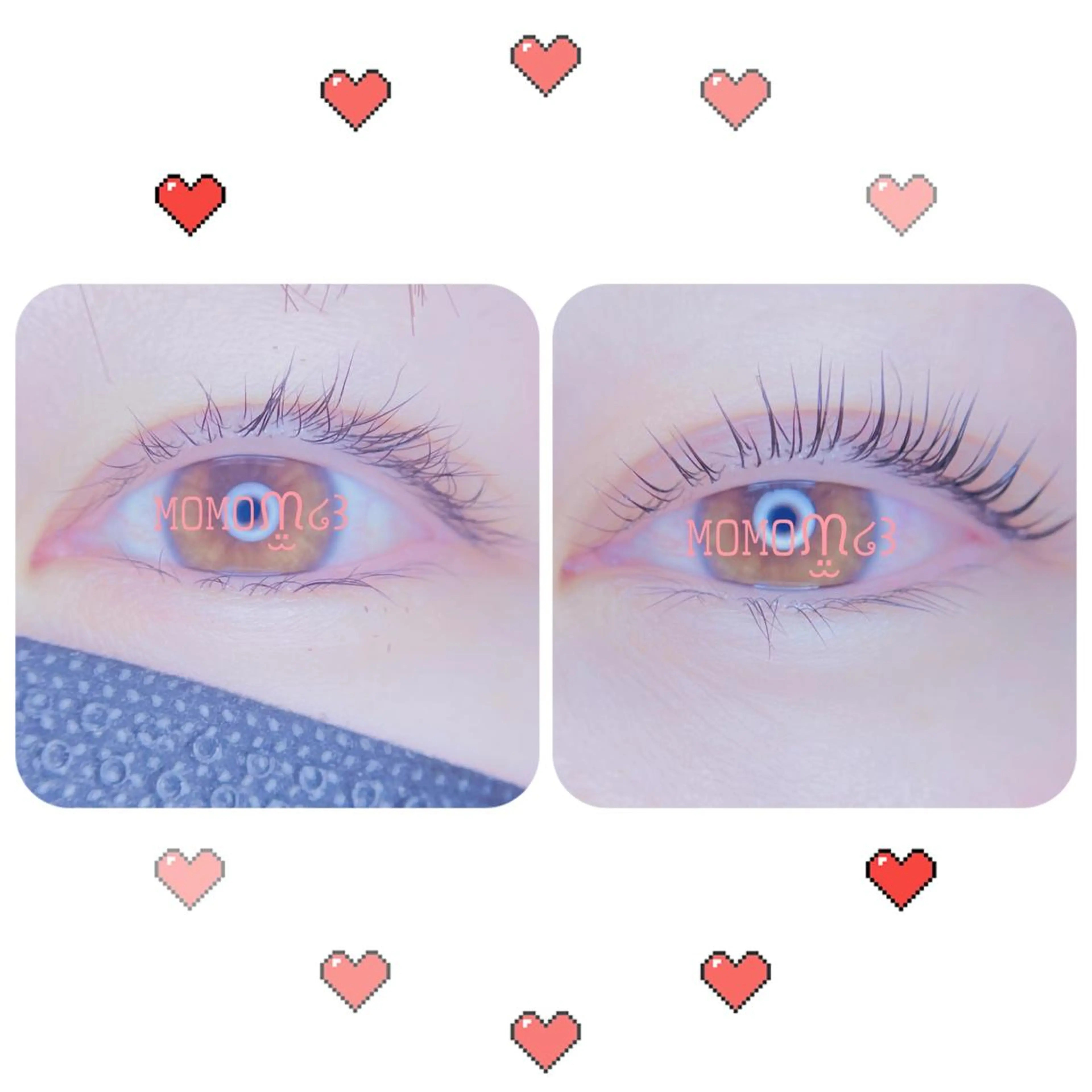 マツエク・マツパ フラットラッシュ ナチュラル パリジェンヌラッシュリフト 下まつげエクステ 一重×まつ毛パーマ モテデザインのプロ モモ🍑のマツエク・マツパデザイン