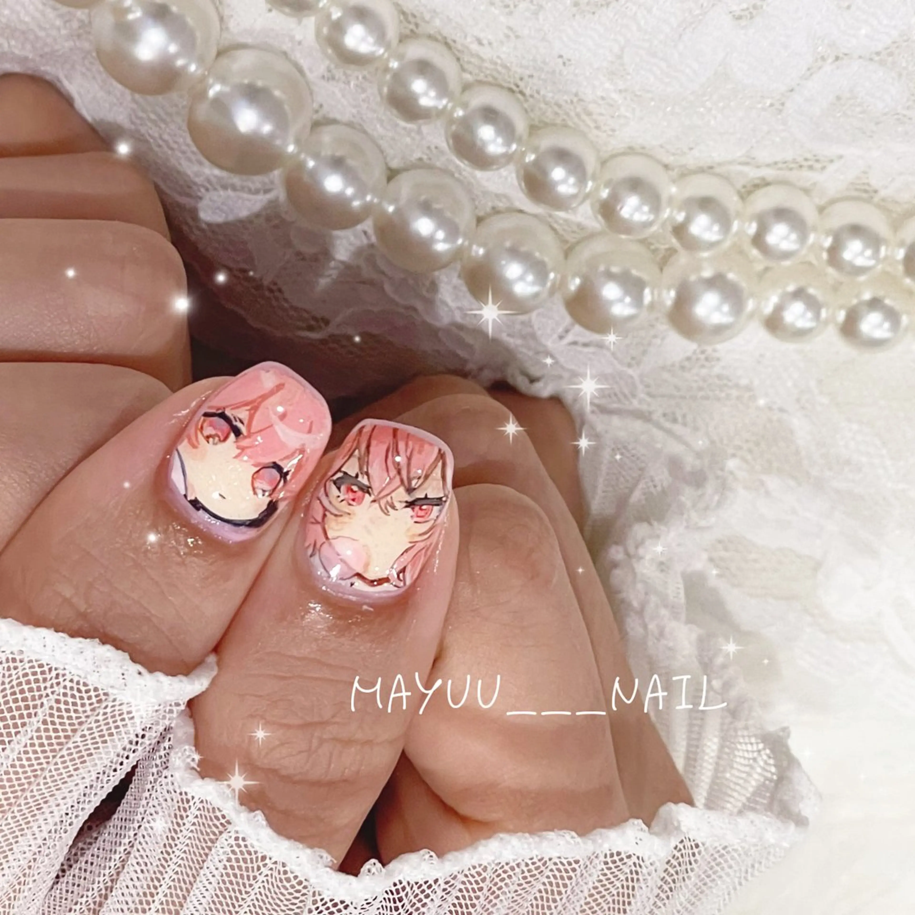 ネイル 🎀 Mayu 🎀痛ネイルのネイルデザイン