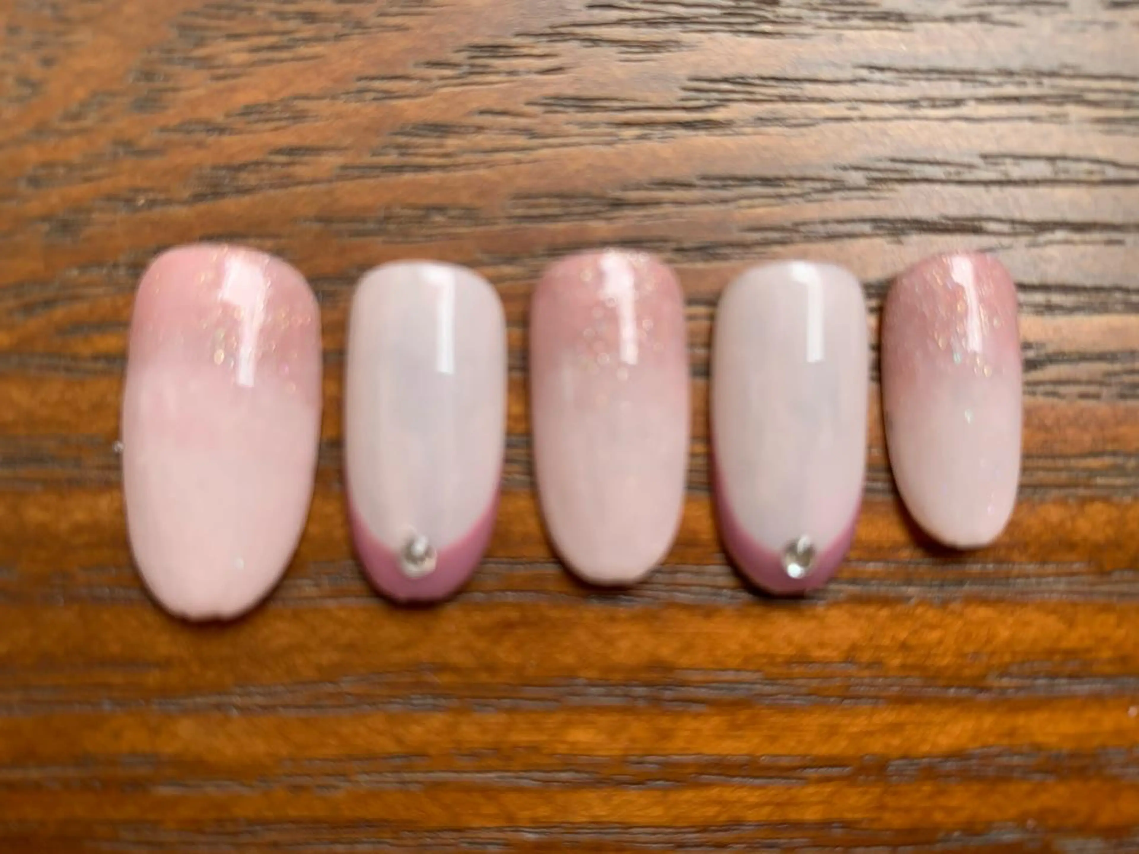 ネイル フレンチネイル グラデーション noheanail YONEDAのネイルデザイン