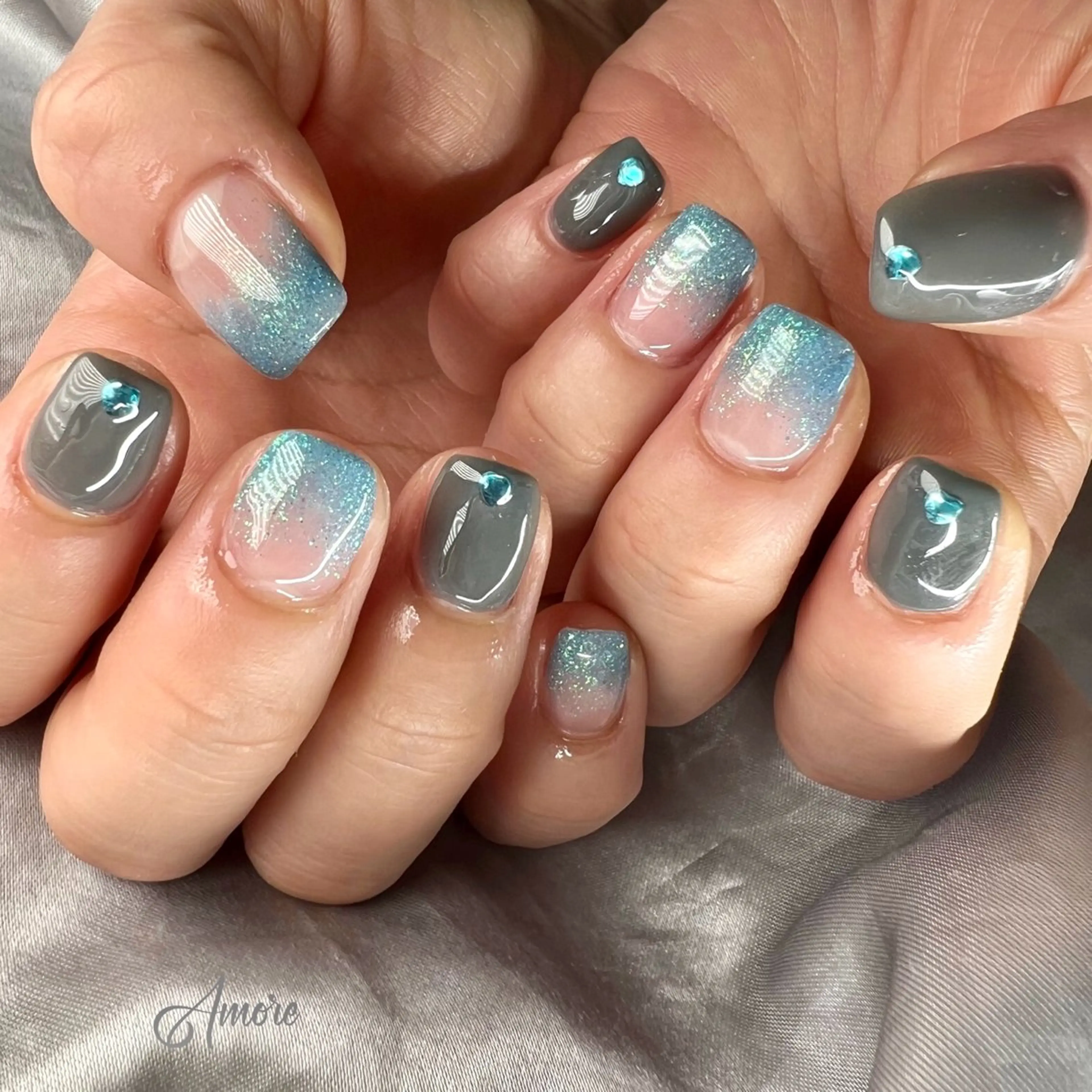 ネイル ジェルネイル 韓国ネイル パラジェル You kyehwaのネイルデザイン