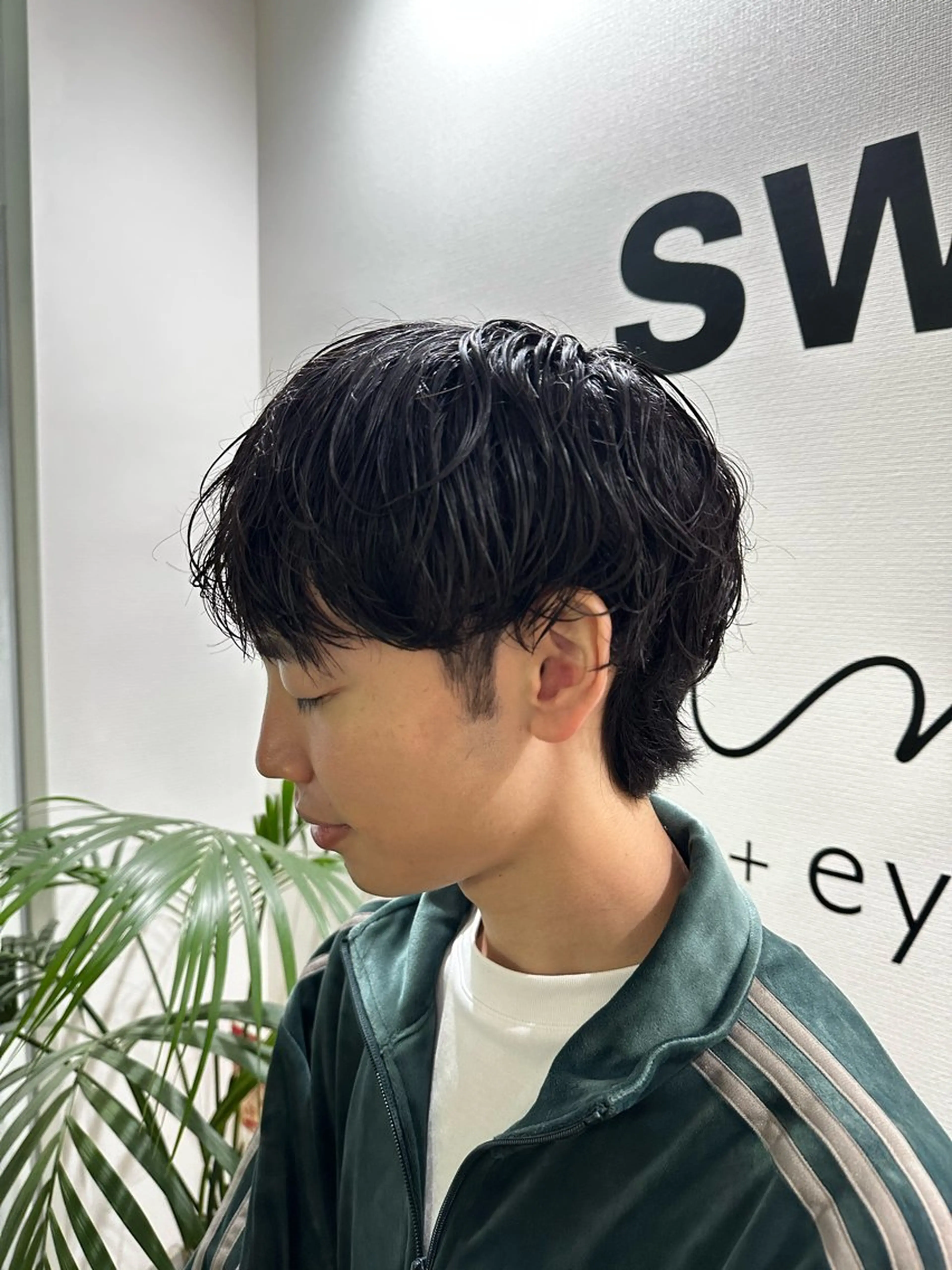 メンズ マッシュウルフ マッシュ メンズウルフカット ウルフカット カット メンズカット/シャド ウパーマ/URYUのヘアスタイル