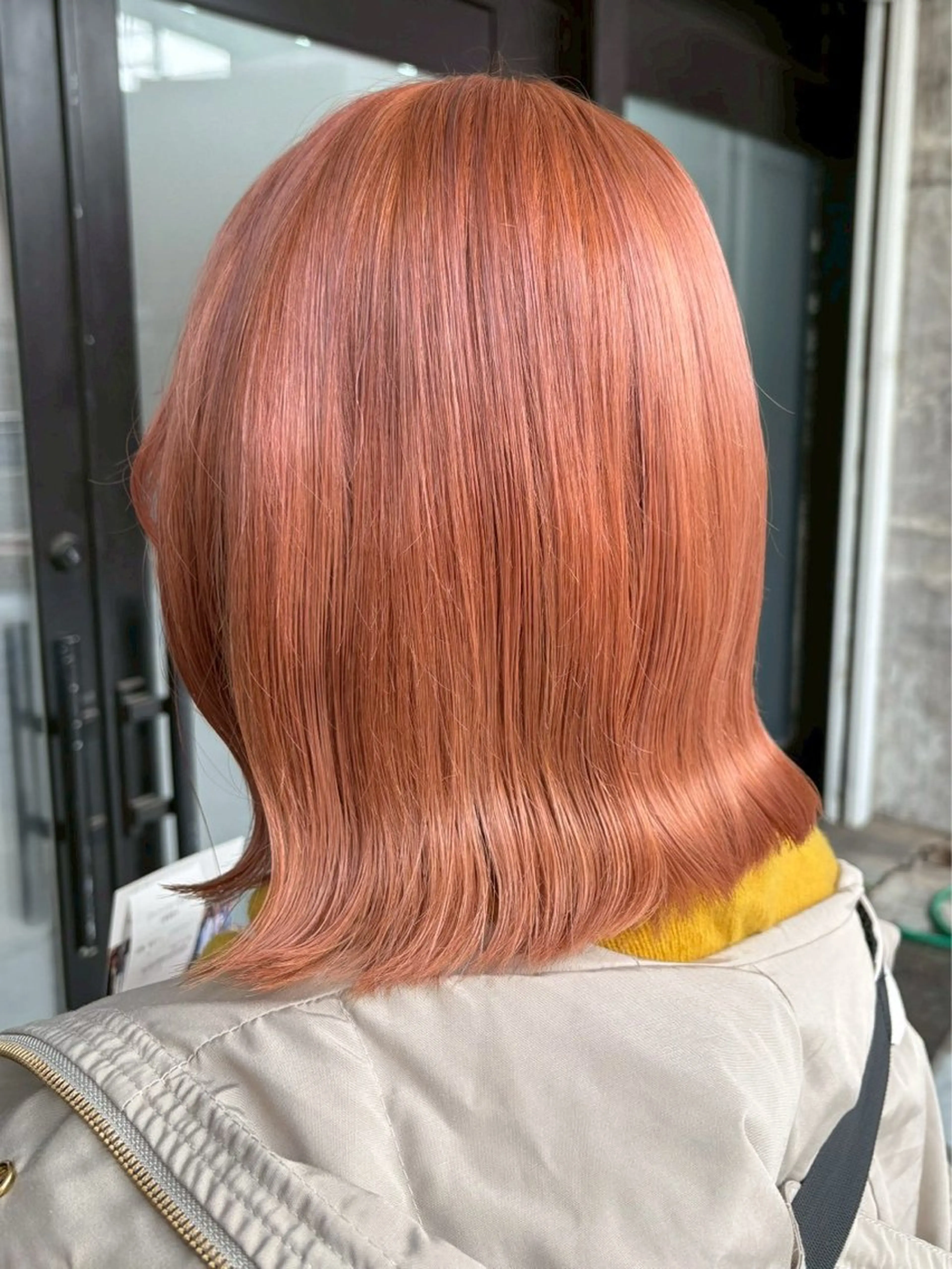 セミロング カラー カット ヘアカラー トリートメント ハイトーン/韓国風/ 艶髪/吉祥寺のヘアスタイル