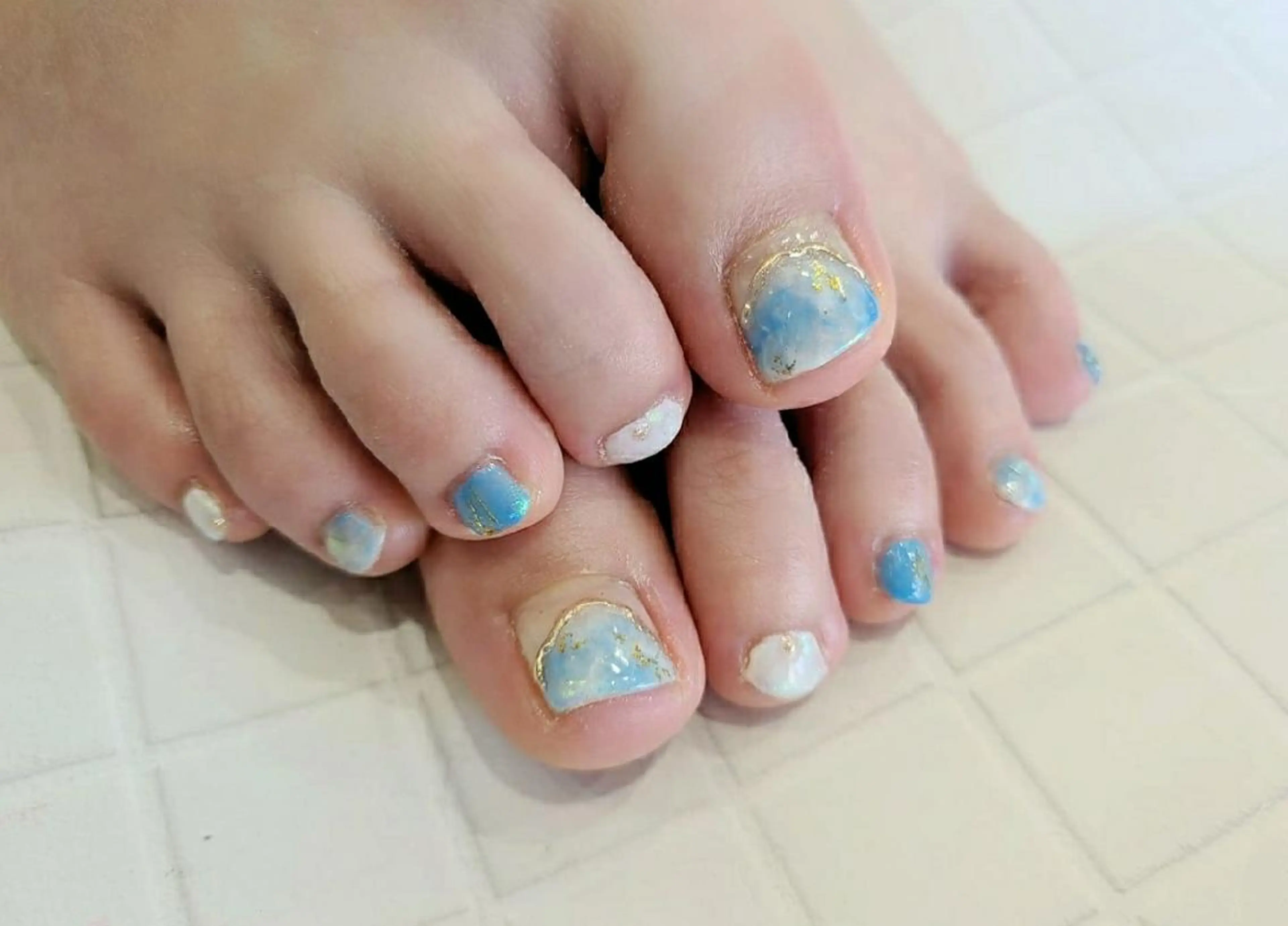 ネイル フットネイル 関口 友菜のヘアスタイル