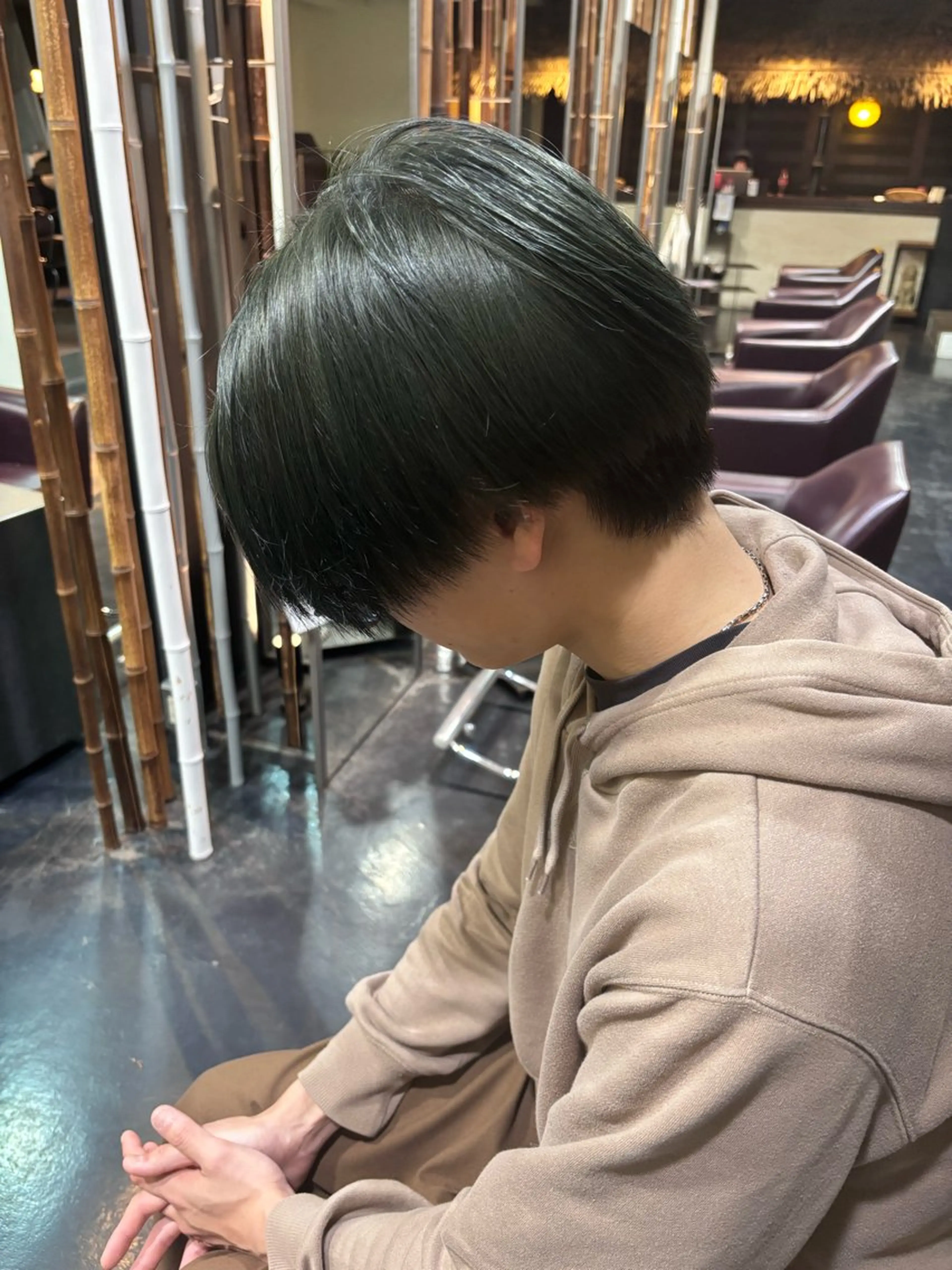 メンズ ヘアカラー トリートメント saraju コナツのヘアスタイル