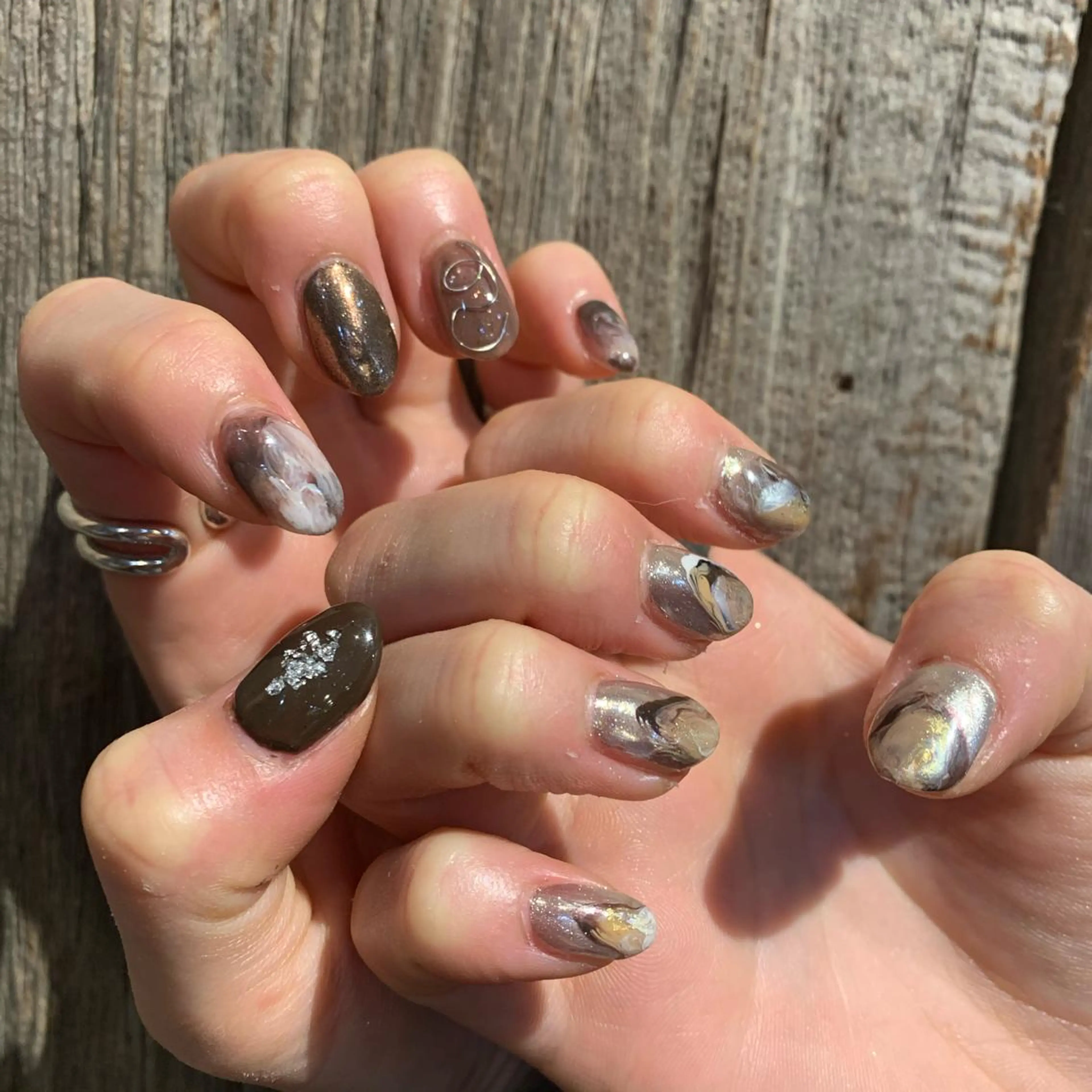 ネイル AOI✩⡱ y2kネイルのネイルデザイン