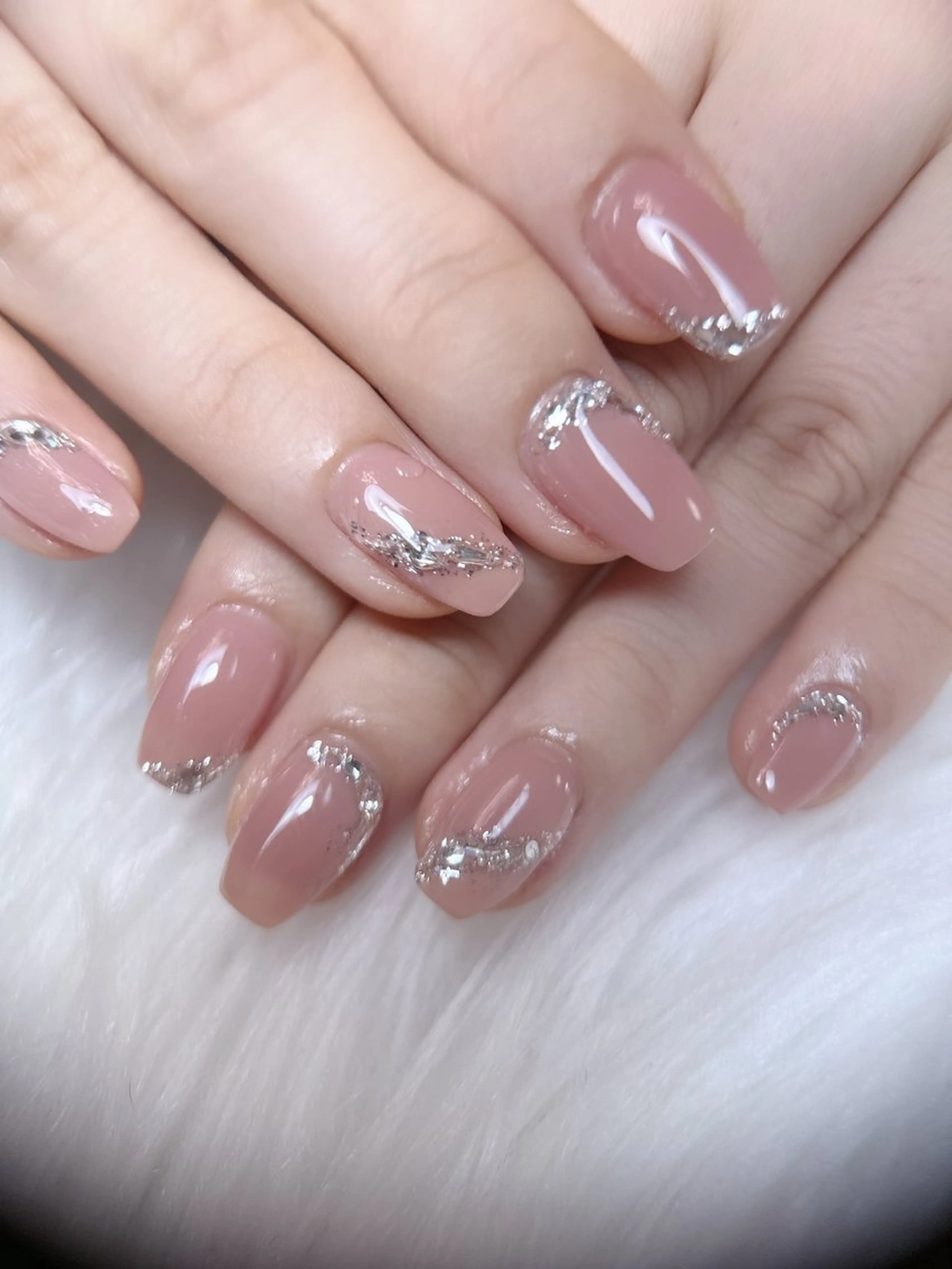 ネイル フレンチネイル グラデーション 韓国ネイル マグネットネイル ミラーネイル ハンドネイル Vp ネイルのネイルデザイン