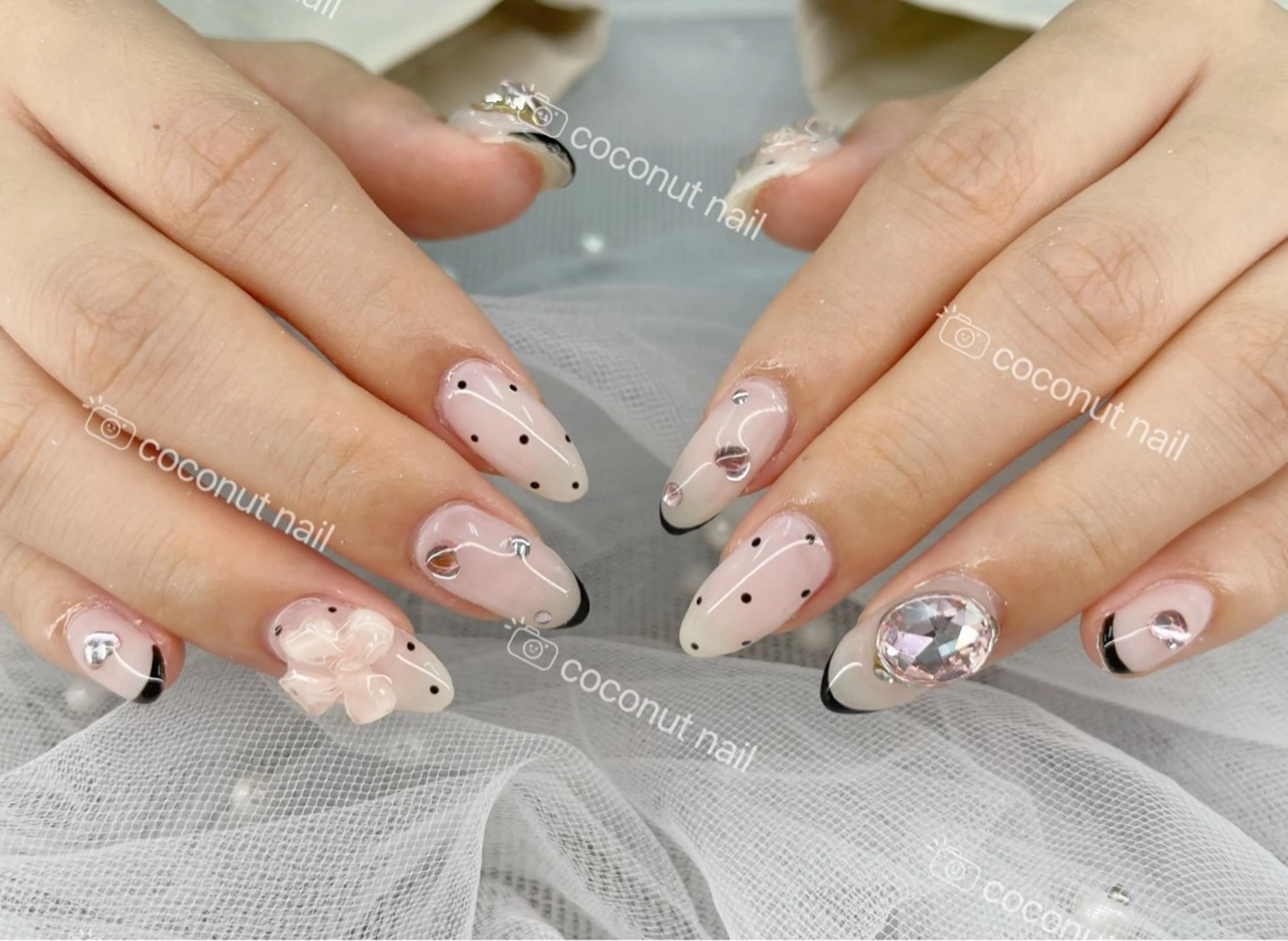 ネイル ハンドネイル 神田 ココナッツのネイルデザイン