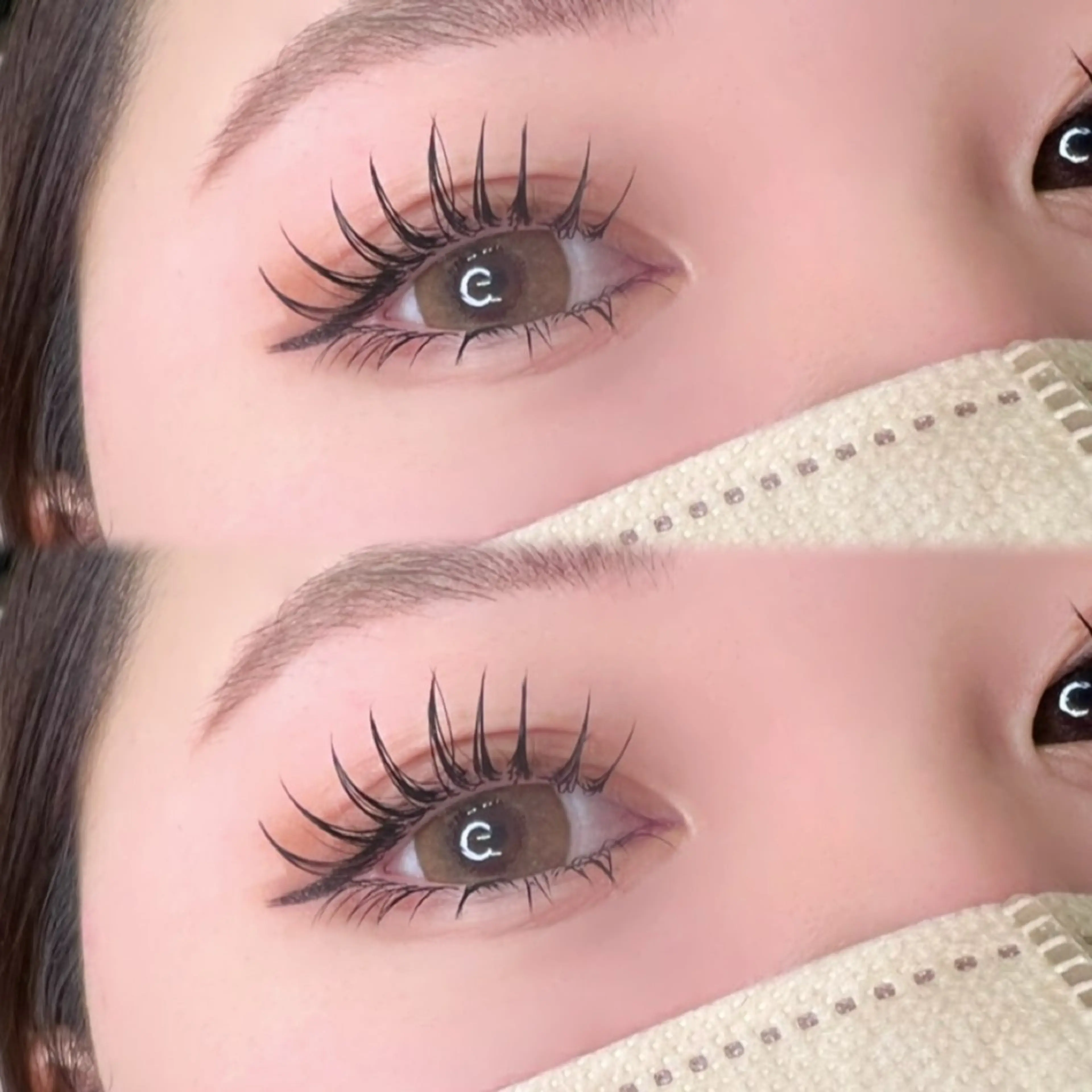 🦋《モチ&ボリューム重視》Wフラットラッシュ100束 アイシャンプー+コーティング付🦋の写真