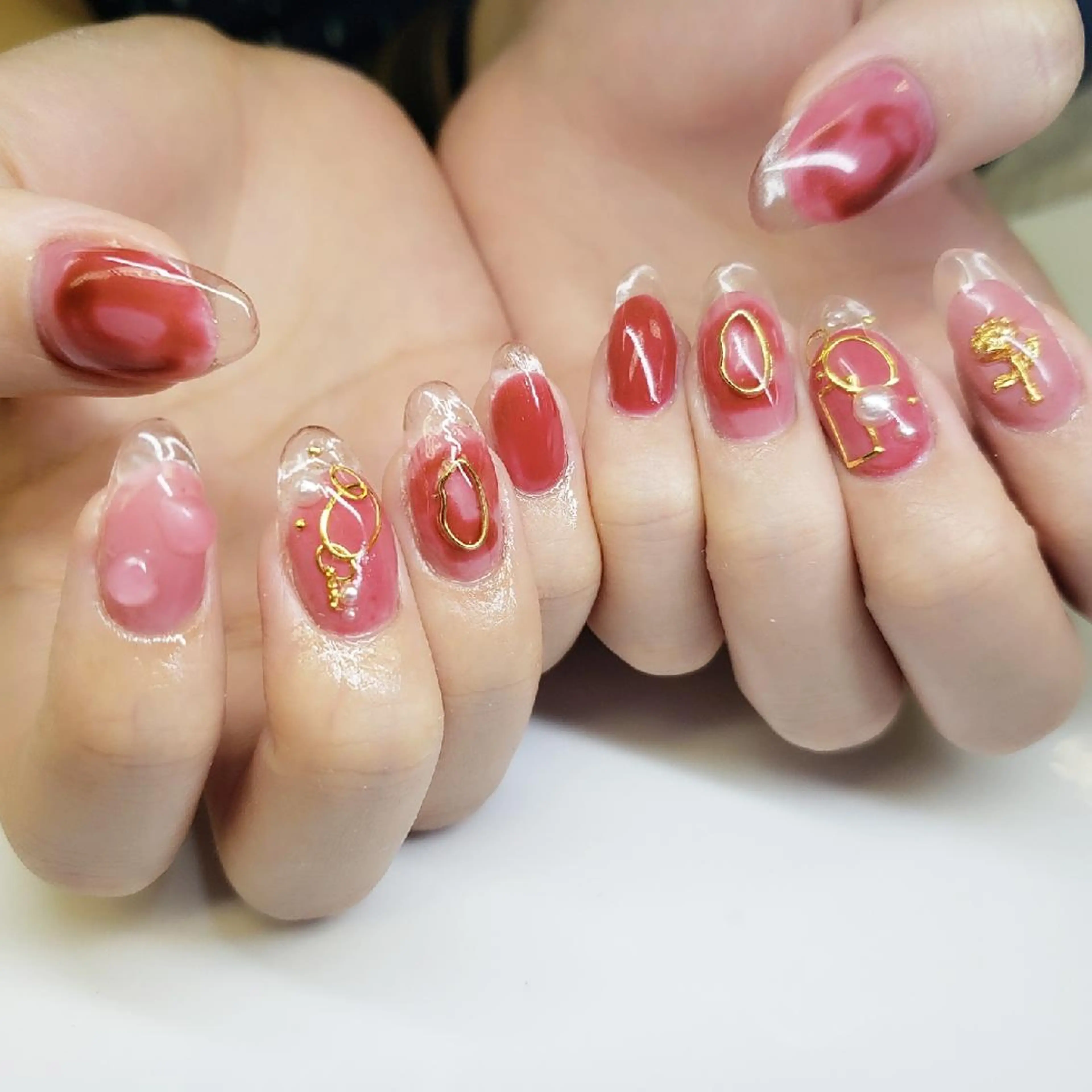 ネイル ハンドネイル クロキ 。のネイルデザイン