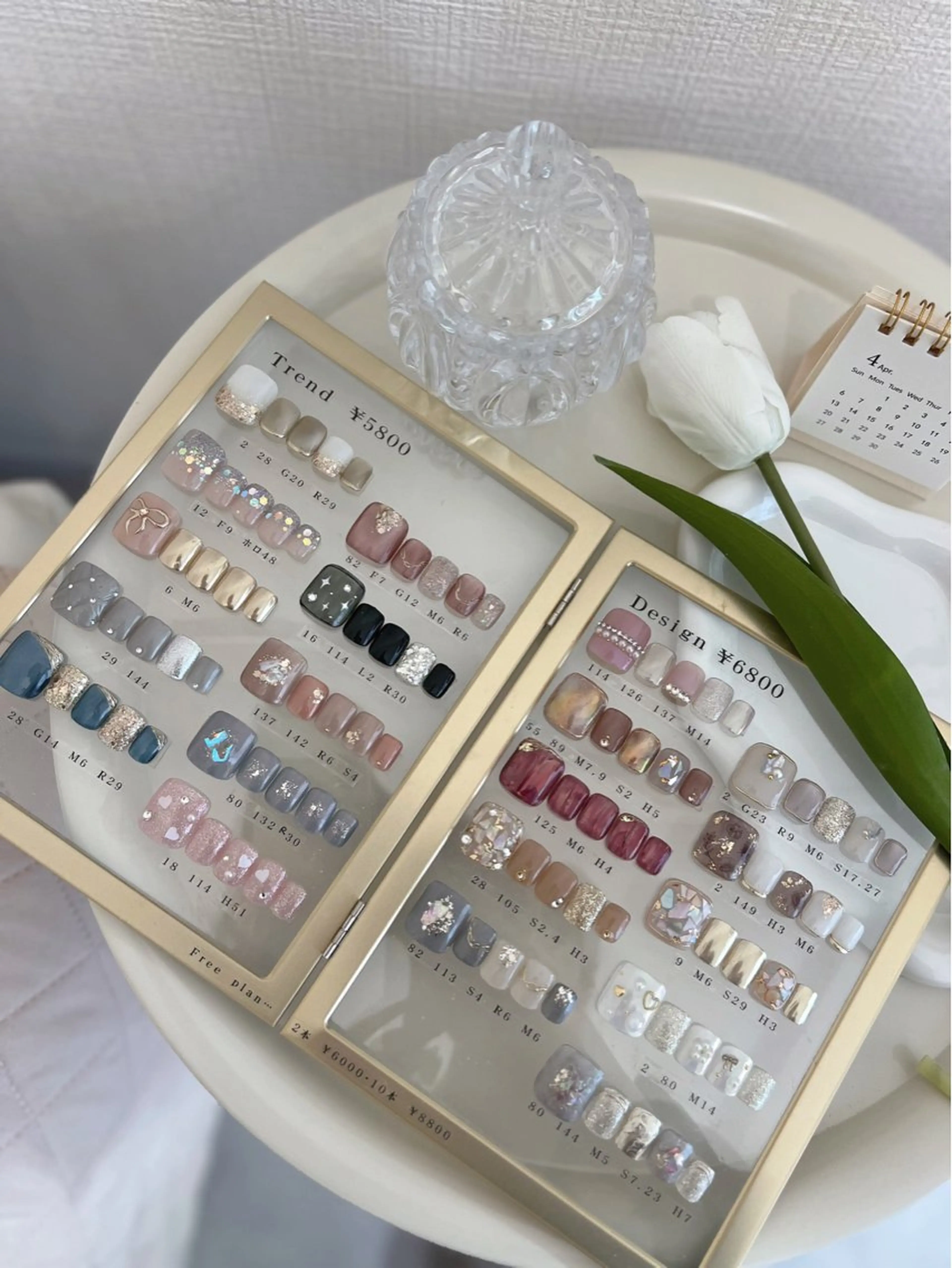 ネイル フットネイル ジェルネイル 韓国ネイル 夏ネイル フットネイル nail salon Lauleaのネイルデザイン