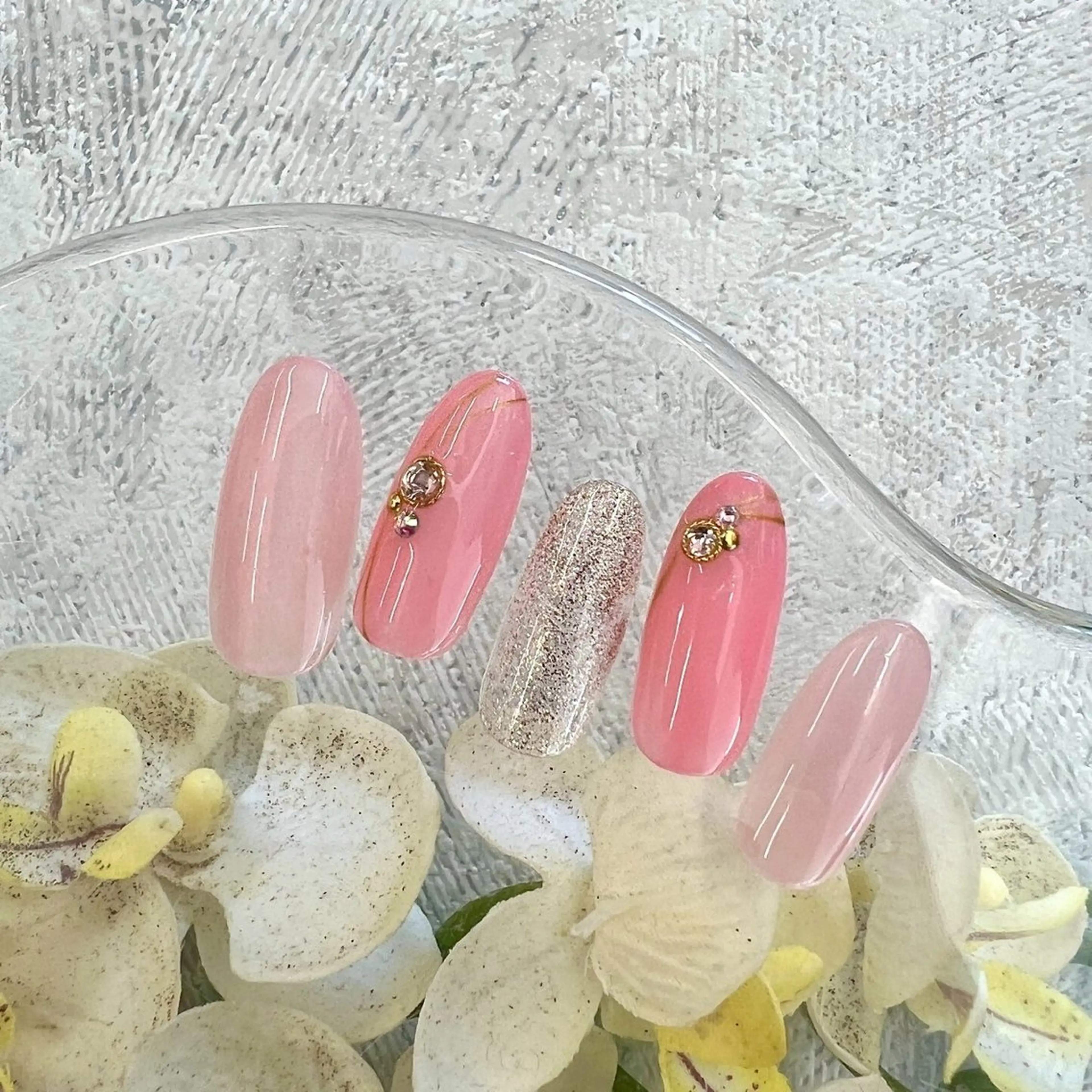 ネイル ⭐︎休業中の練習⭐︎ JNA認定講師髙橋のネイルデザイン