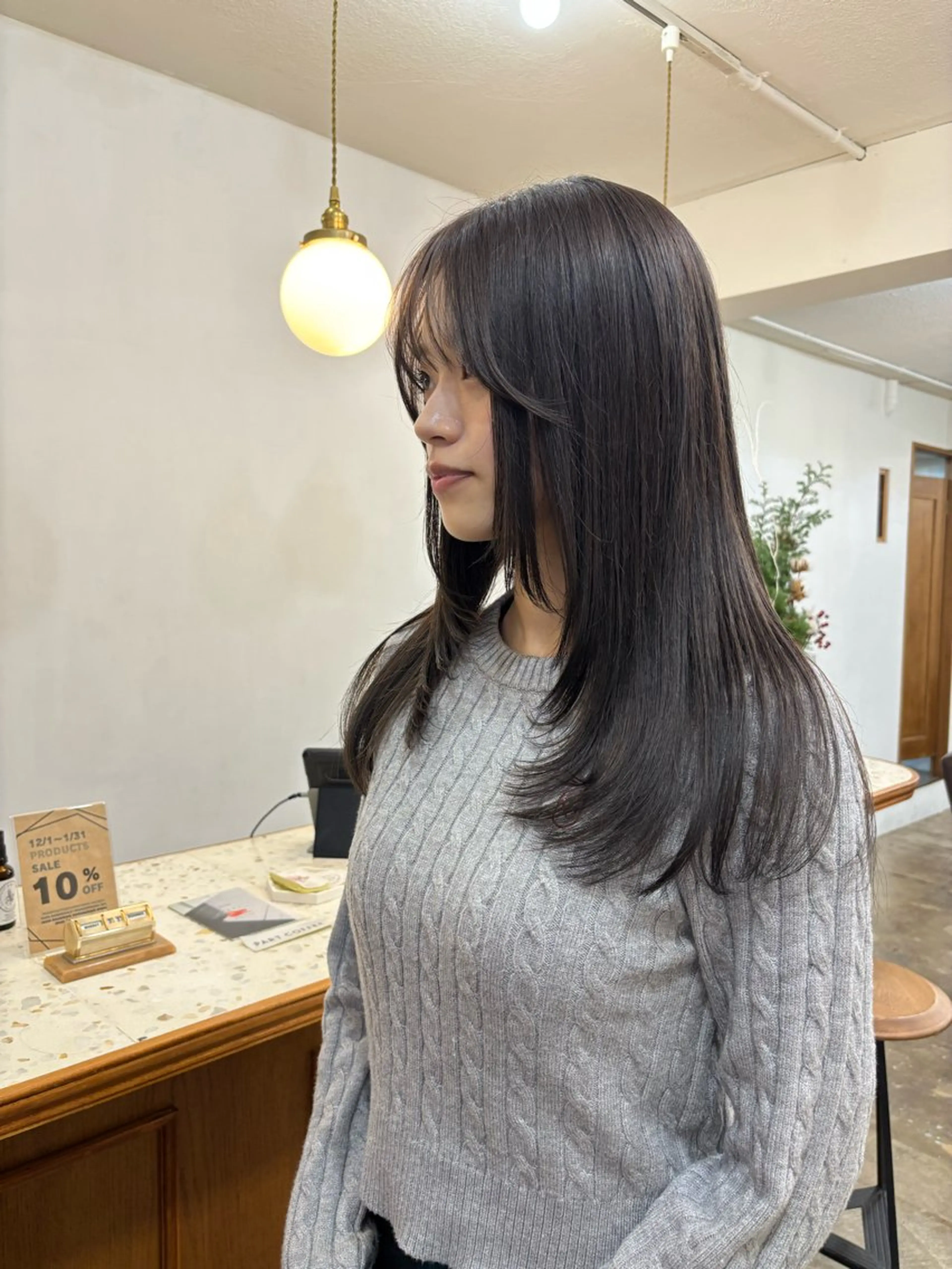 ロング カラー アッシュ 透明感カラー ラベンダーカラー ラベンダーアッシュ レイヤーカット カット ヘアカラー トリートメント CIEN所属・ayano🫧 《CIEN》のヘアスタイル