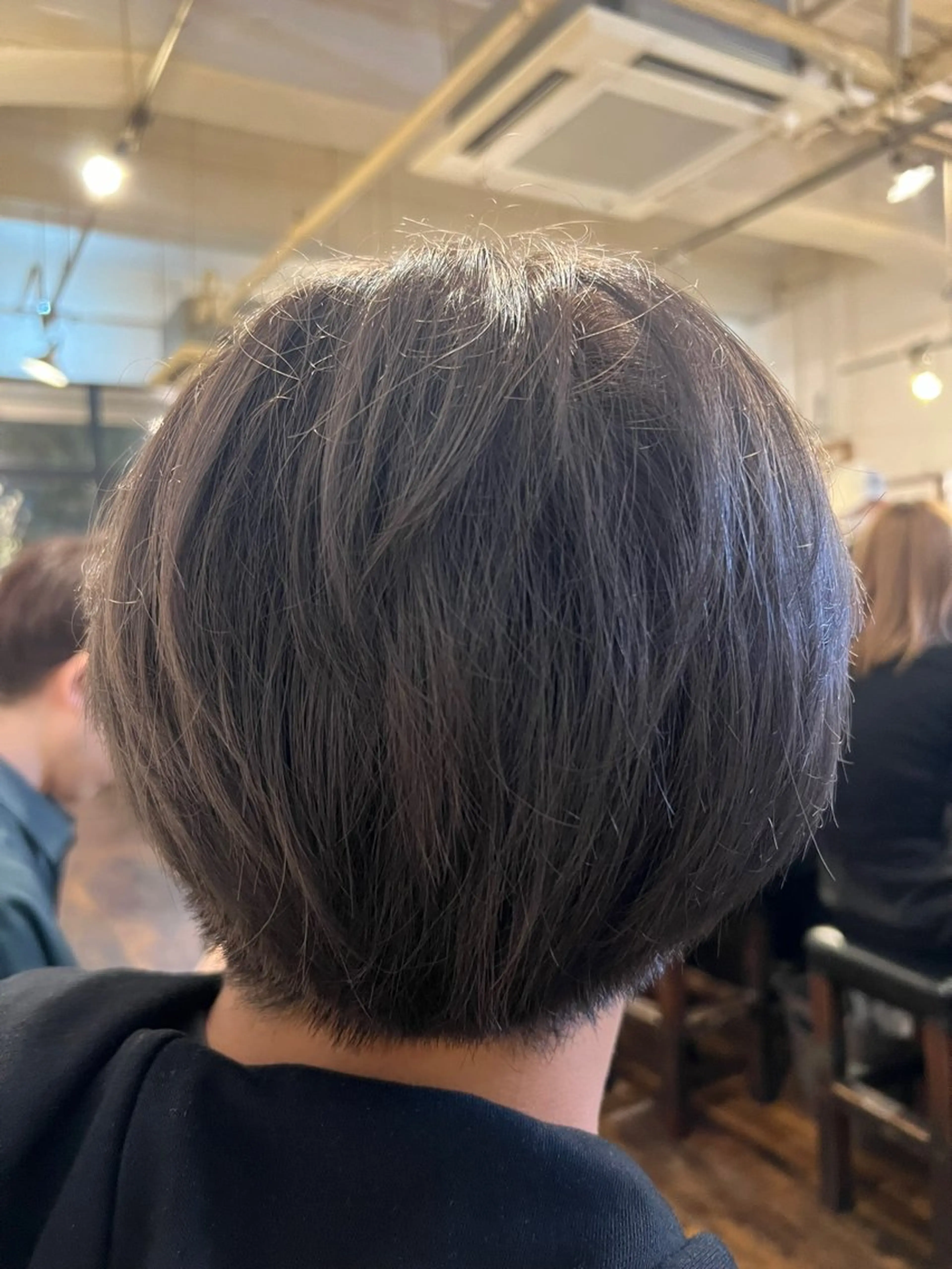 ショート カット 💎曲がる縮毛矯正 💎透明感カラー/のヘアスタイル