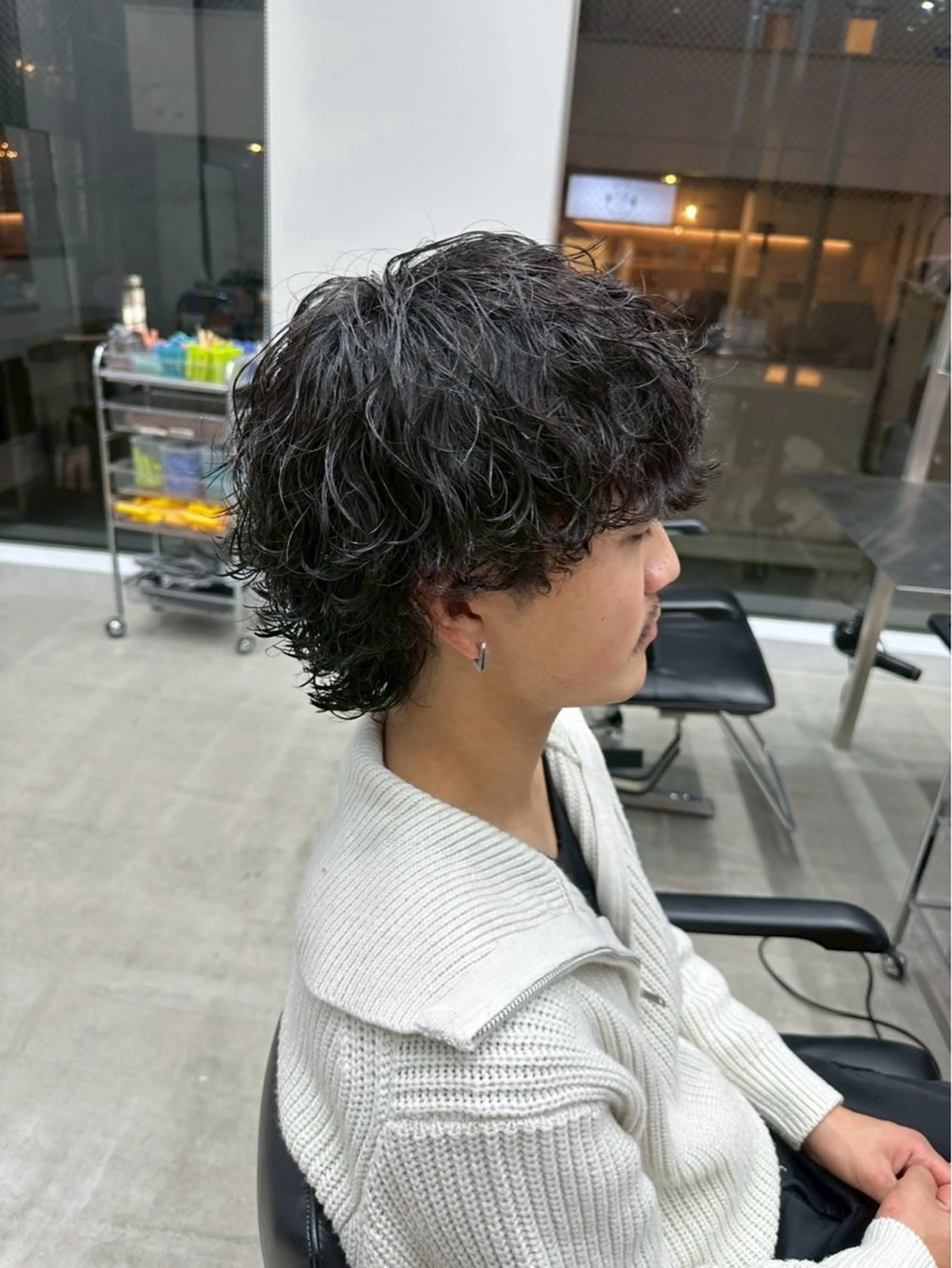 パーマ メンズ fifth天神メンズ パーマ特化／内山遥斗のヘアスタイル