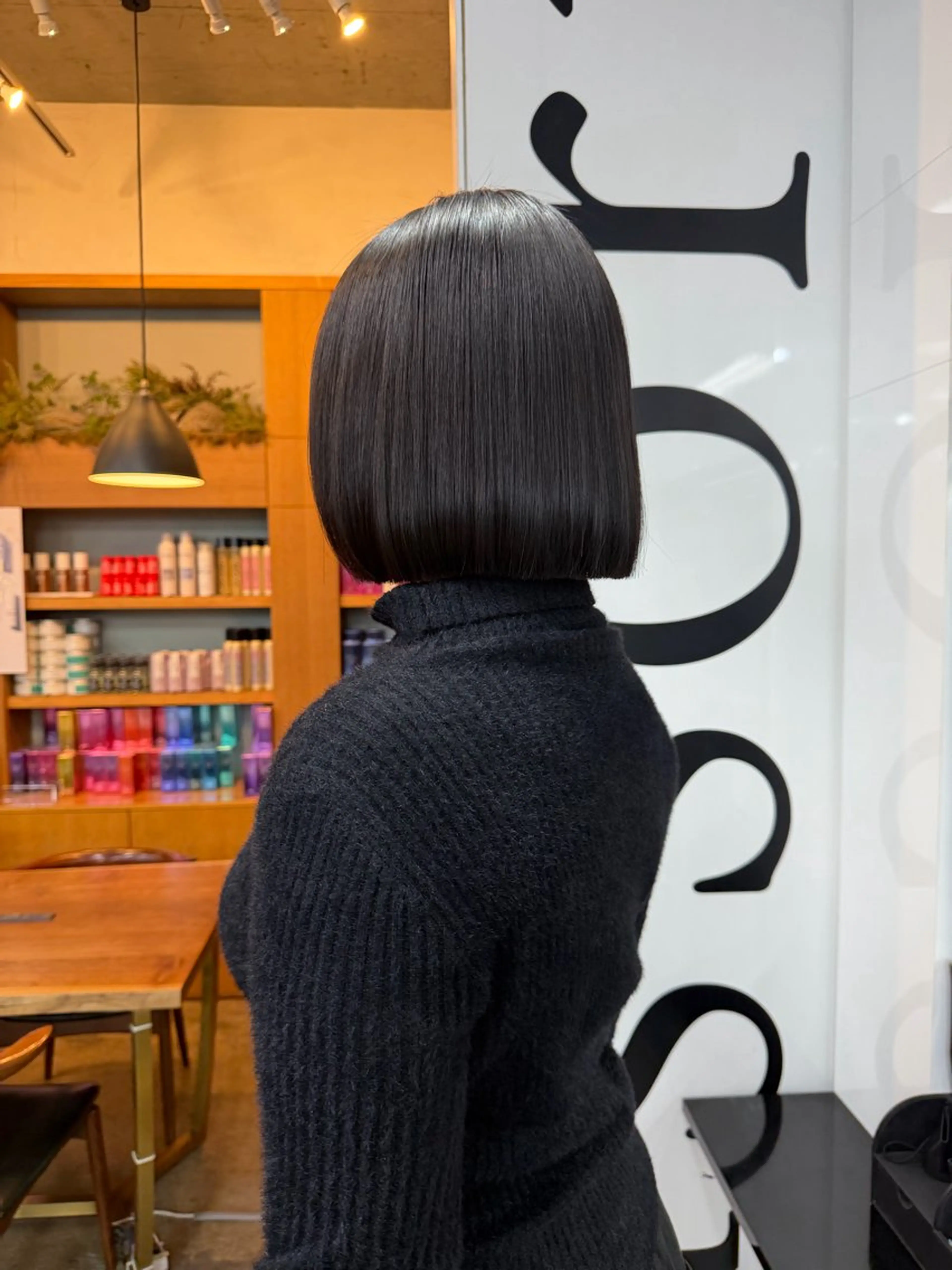 縮毛矯正の写真