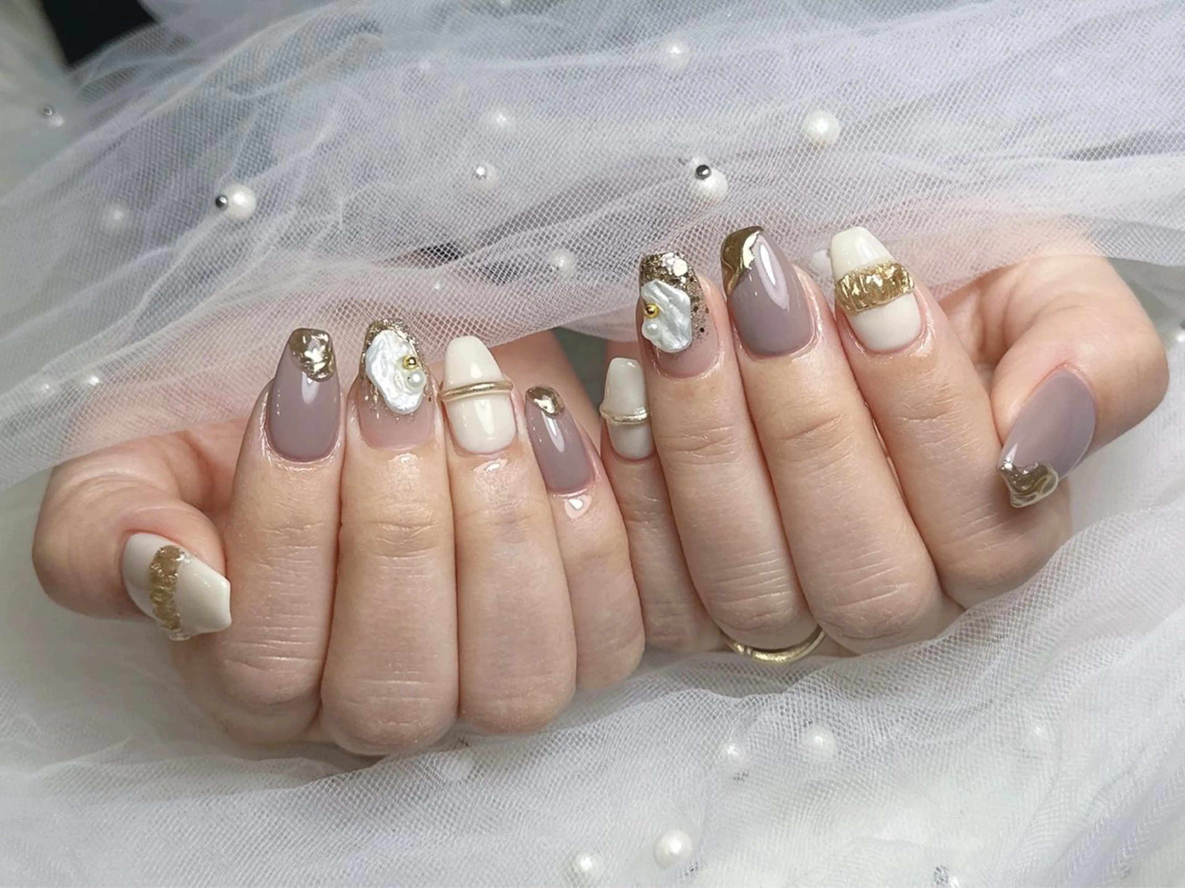ネイル ハンドネイル 【Eclat ｴｸﾗ】nail＆beauty所属・Eclat〔ｴｸﾗ〕 MOEKA𝜗𝜚*のネイルデザイン